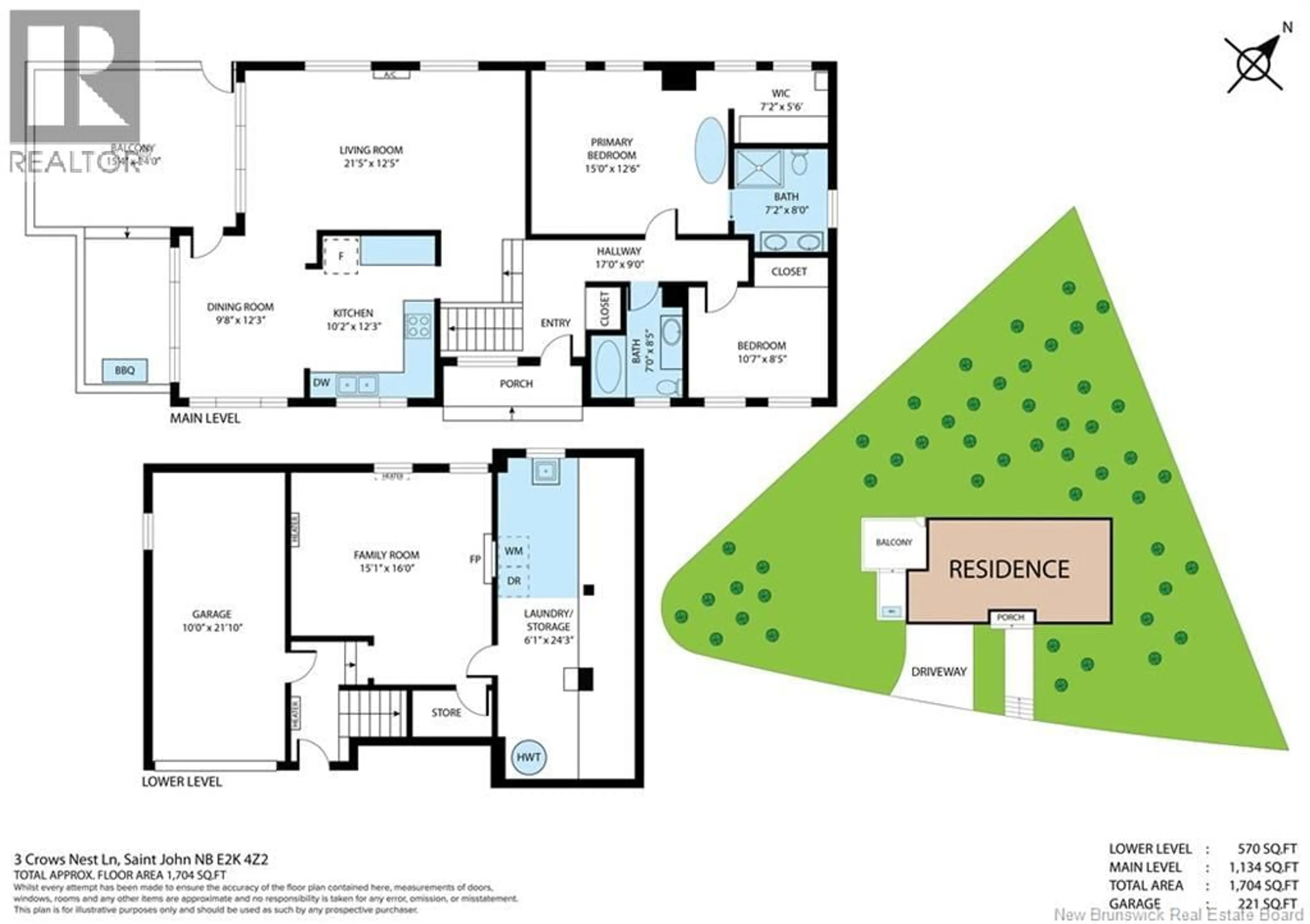 Floor plan for 3 CROW'S NEST LANE, Saint John New Brunswick E2K4Z2