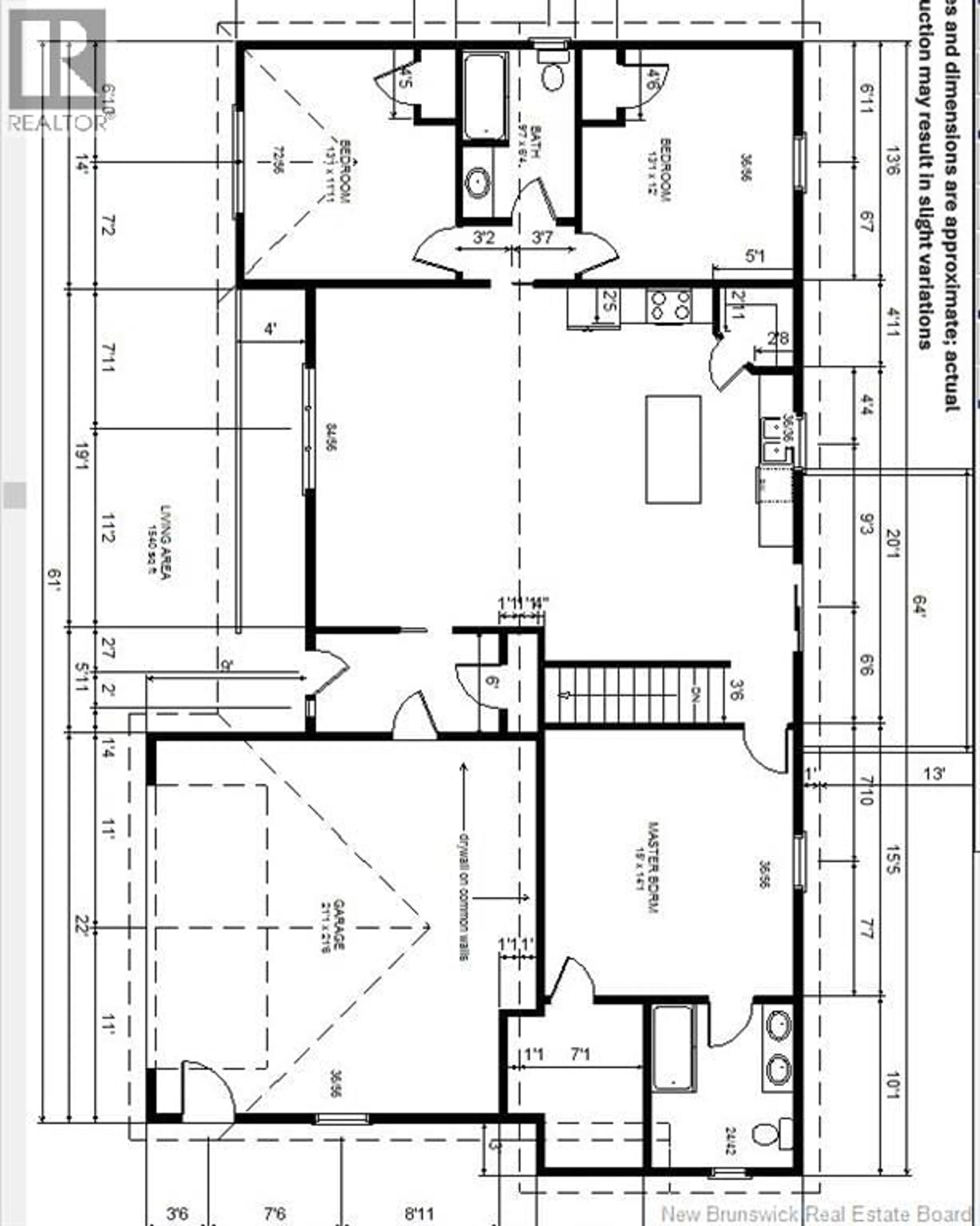Floor plan for 91 PIONEER AVENUE, Quispamsis New Brunswick E2G0B6