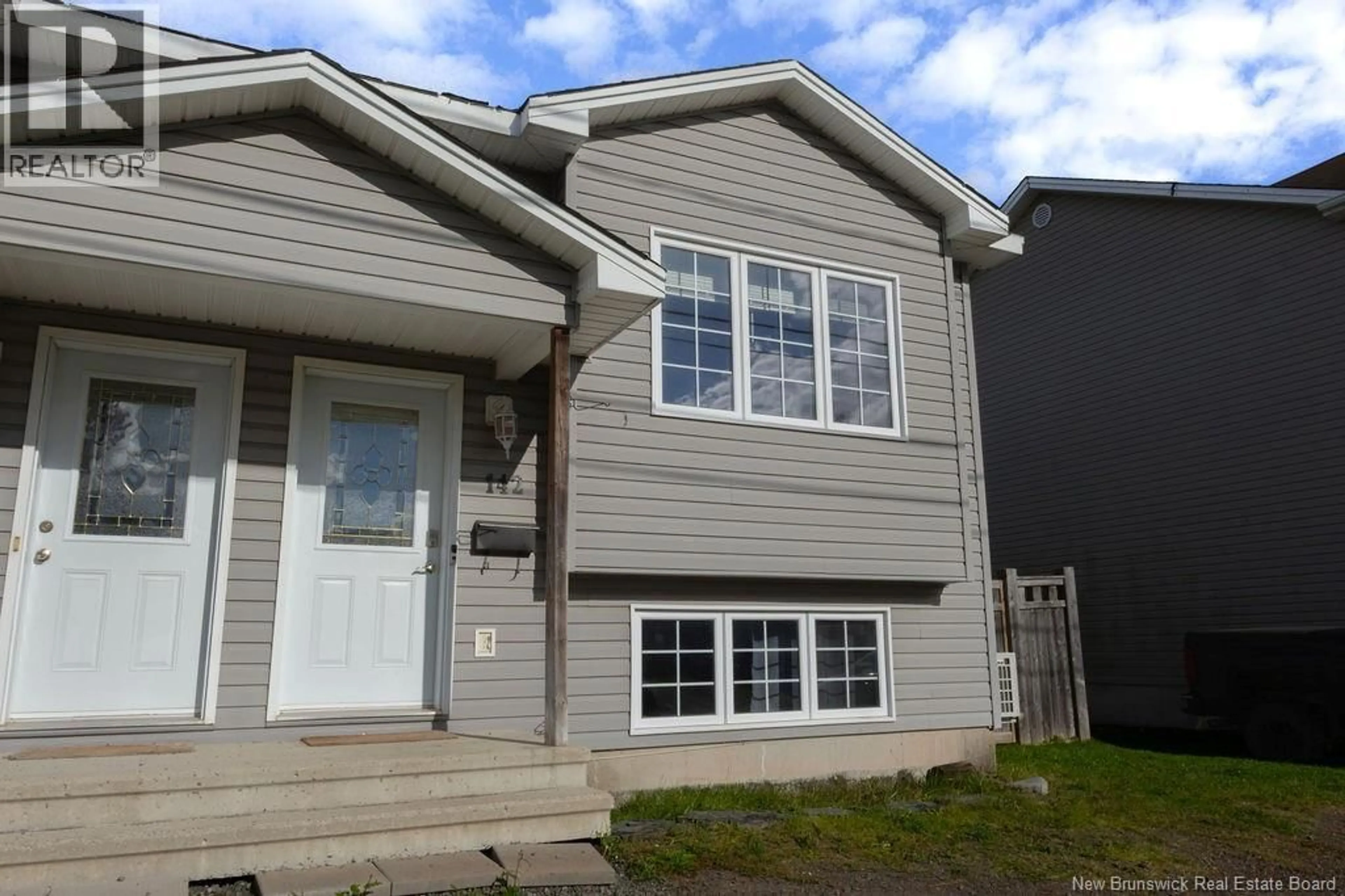 Home with vinyl exterior material, street for 142 JORDAN CRESCENT, Moncton New Brunswick E1C0S7