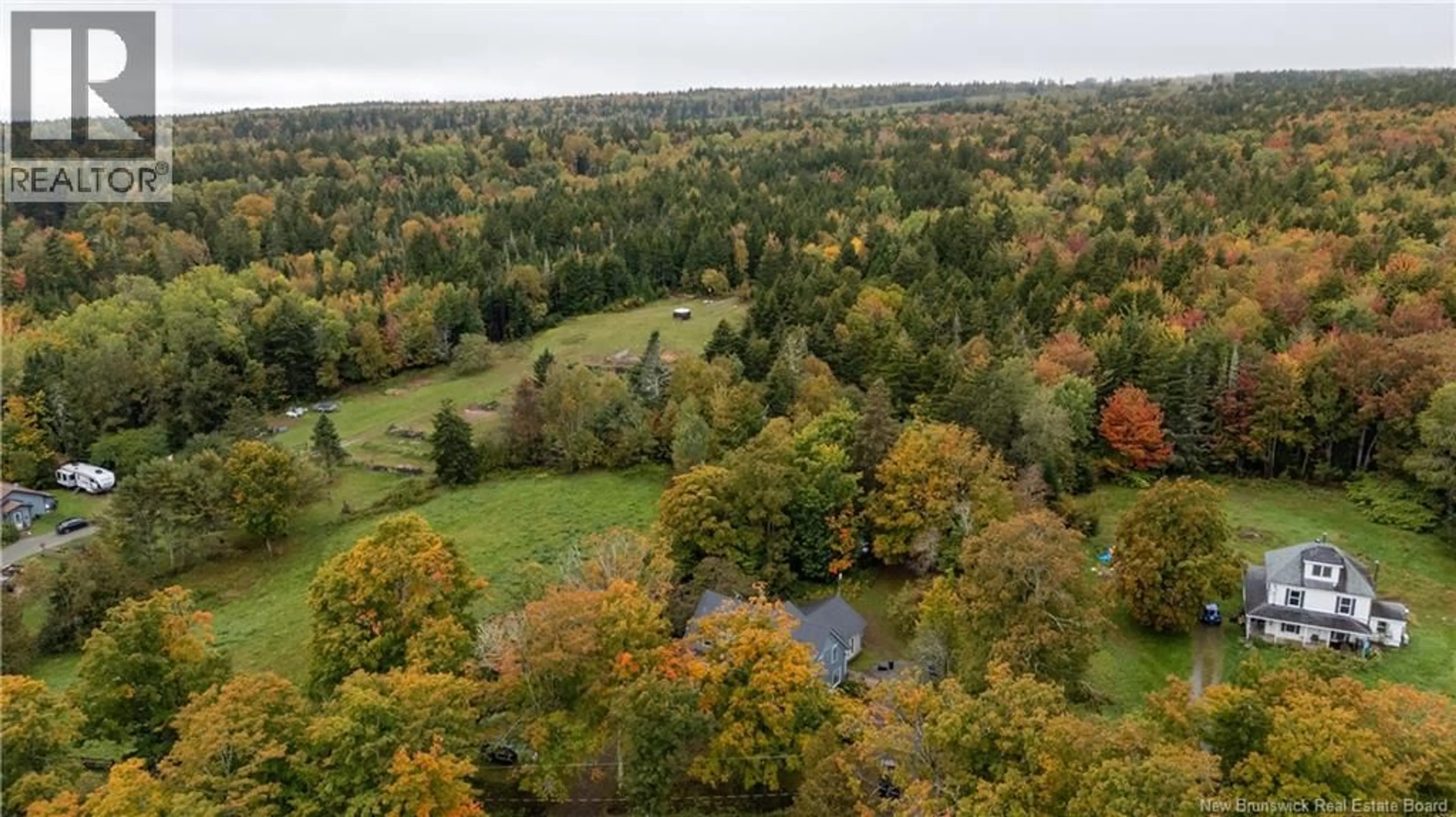A pic from outside/outdoor area/front of a property/back of a property/a pic from drone, forest/trees view for 31 OLD GREAT ROAD, Hopewell Cape New Brunswick E4H3H4