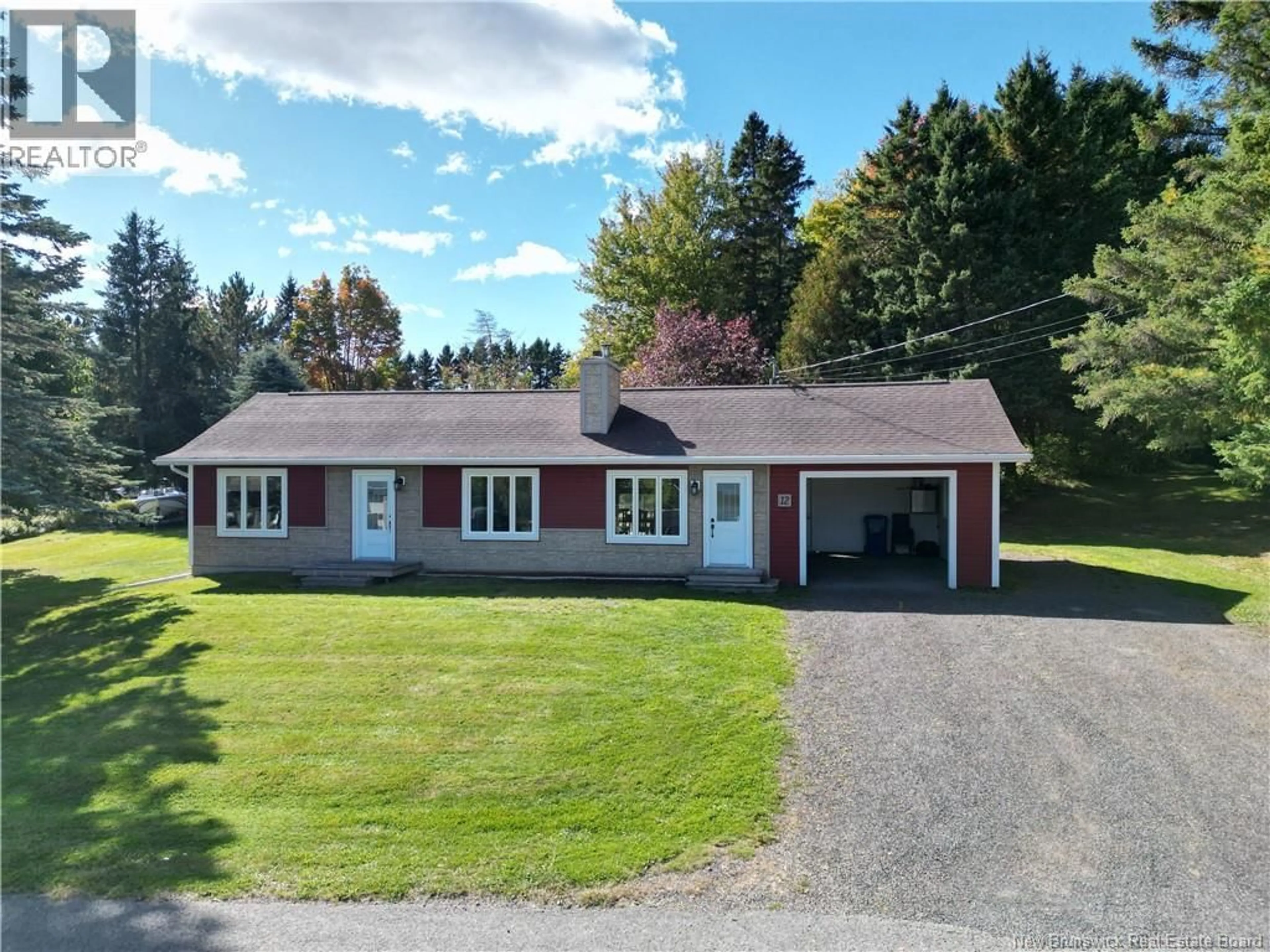 A pic from outside/outdoor area/front of a property/back of a property/a pic from drone, street for 12 BELANGER STREET, Saint-Basile New Brunswick E7C1S5