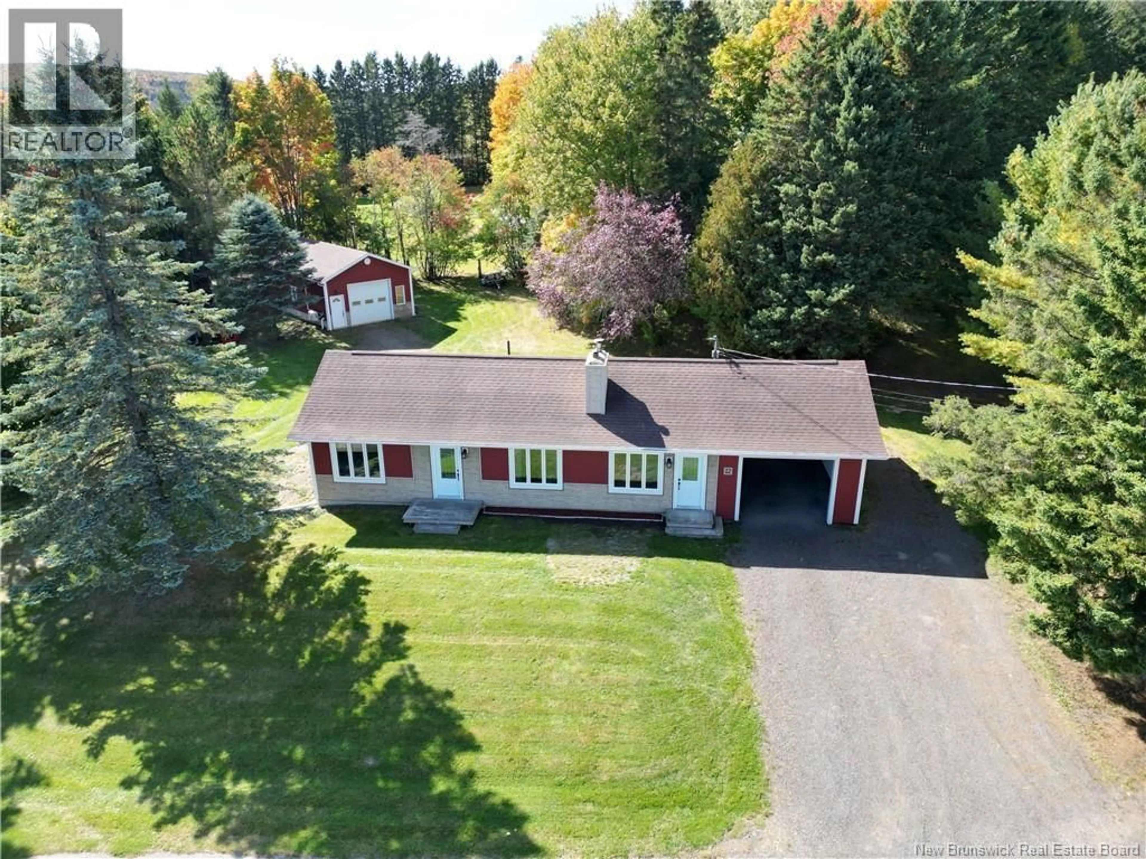 A pic from outside/outdoor area/front of a property/back of a property/a pic from drone, street for 12 BELANGER STREET, Saint-Basile New Brunswick E7C1S5
