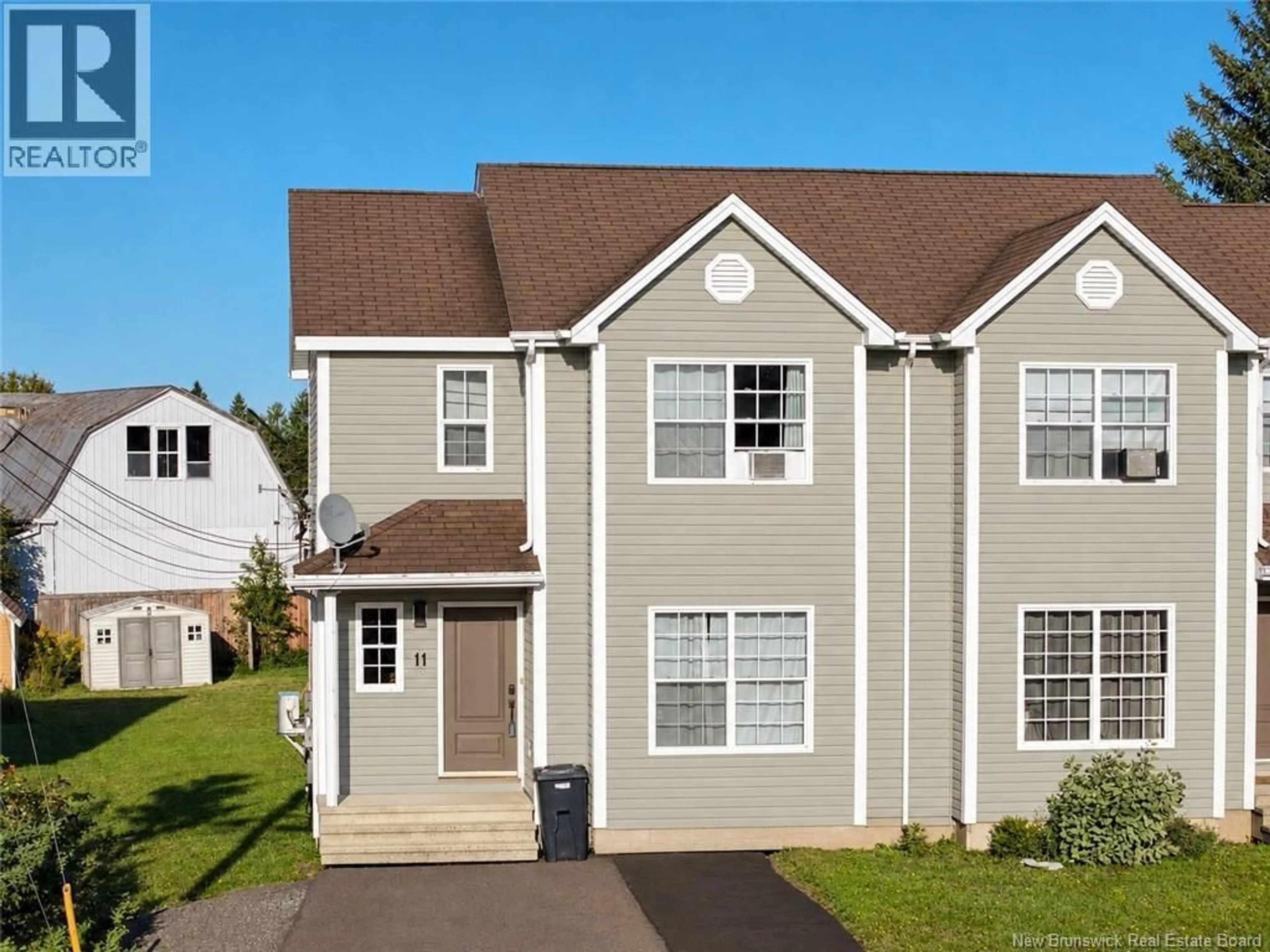 Home with vinyl exterior material, street for 11 GAGNON DRIVE, Moncton New Brunswick E1A5W6