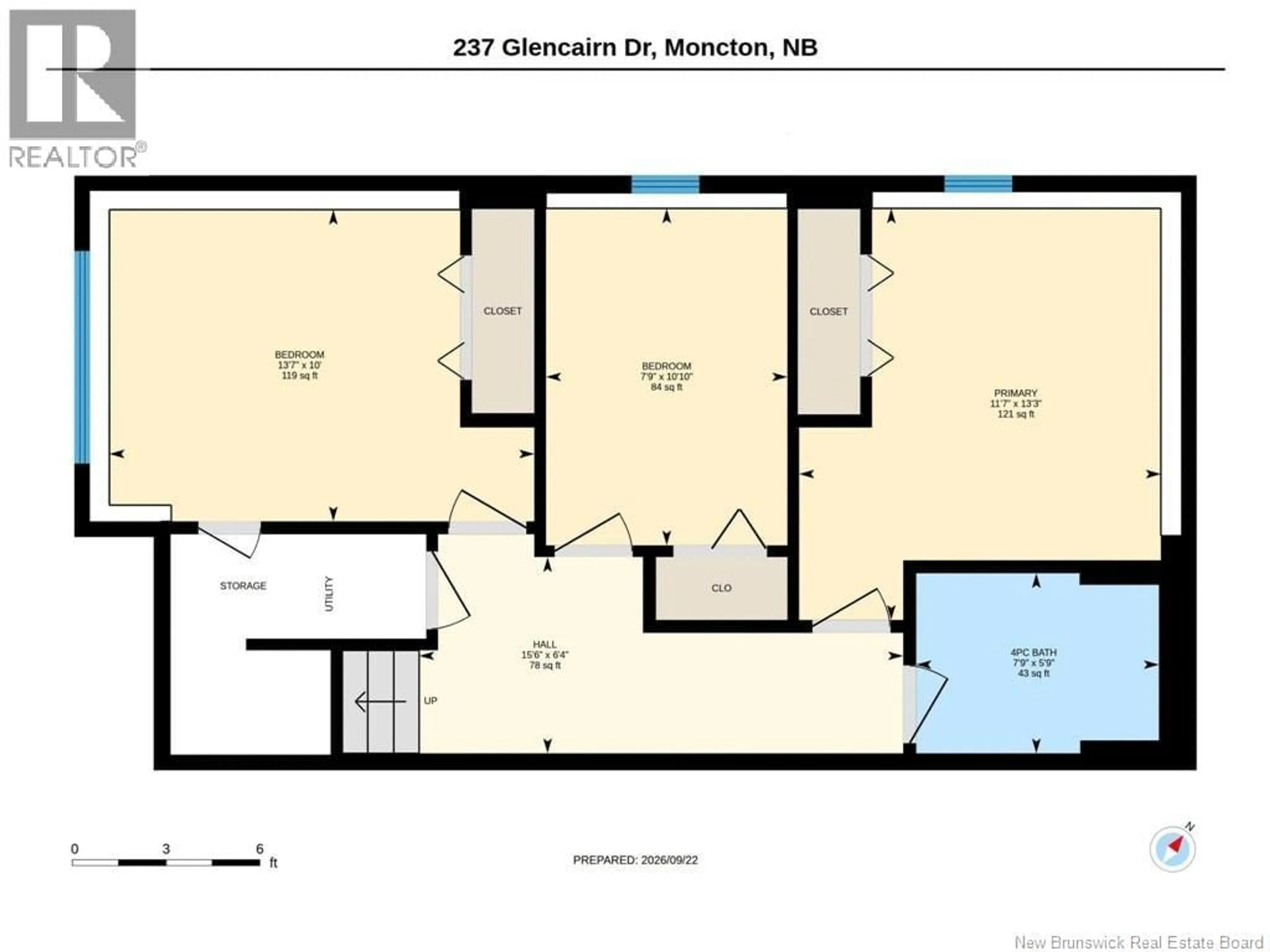 Floor plan for 237 GLENCAIRN DRIVE, Moncton New Brunswick E1G5G7