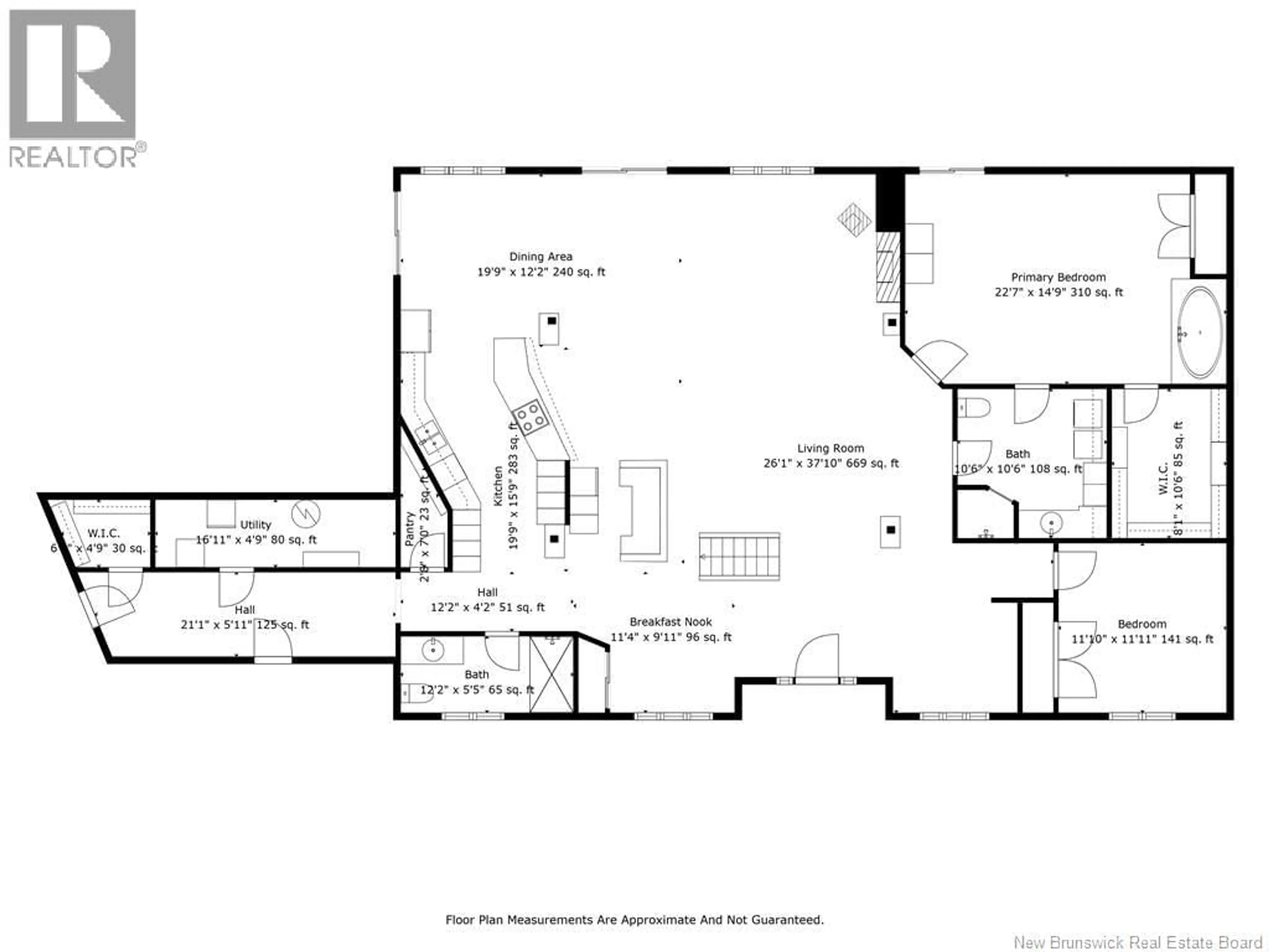 Floor plan for 2401 ROUTE 132, Greater Lakeburn New Brunswick E1H1Z7