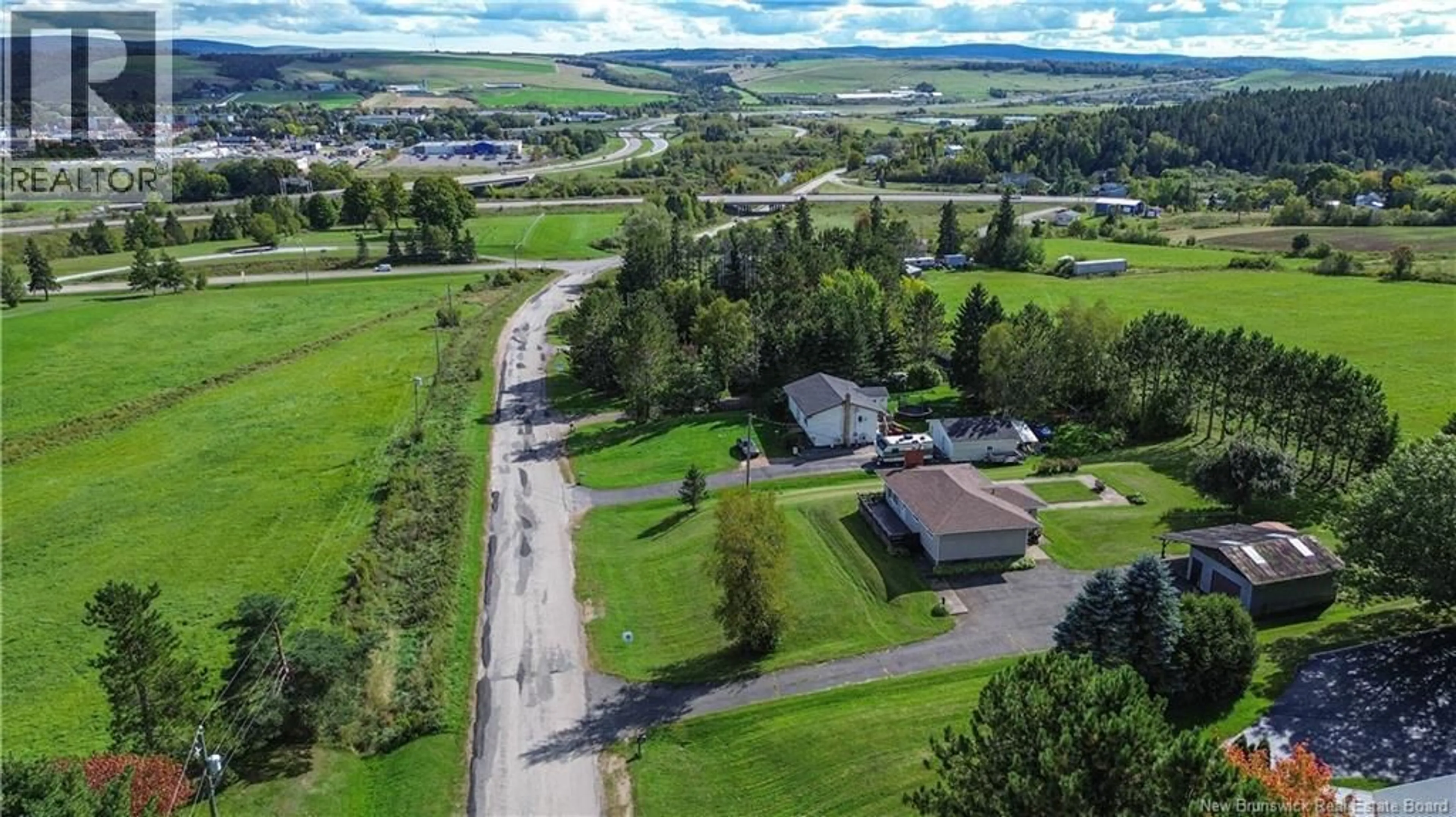 A pic from outside/outdoor area/front of a property/back of a property/a pic from drone, street for 111 MCGREGOR BROOK ROAD, Roachville New Brunswick E4G2G2