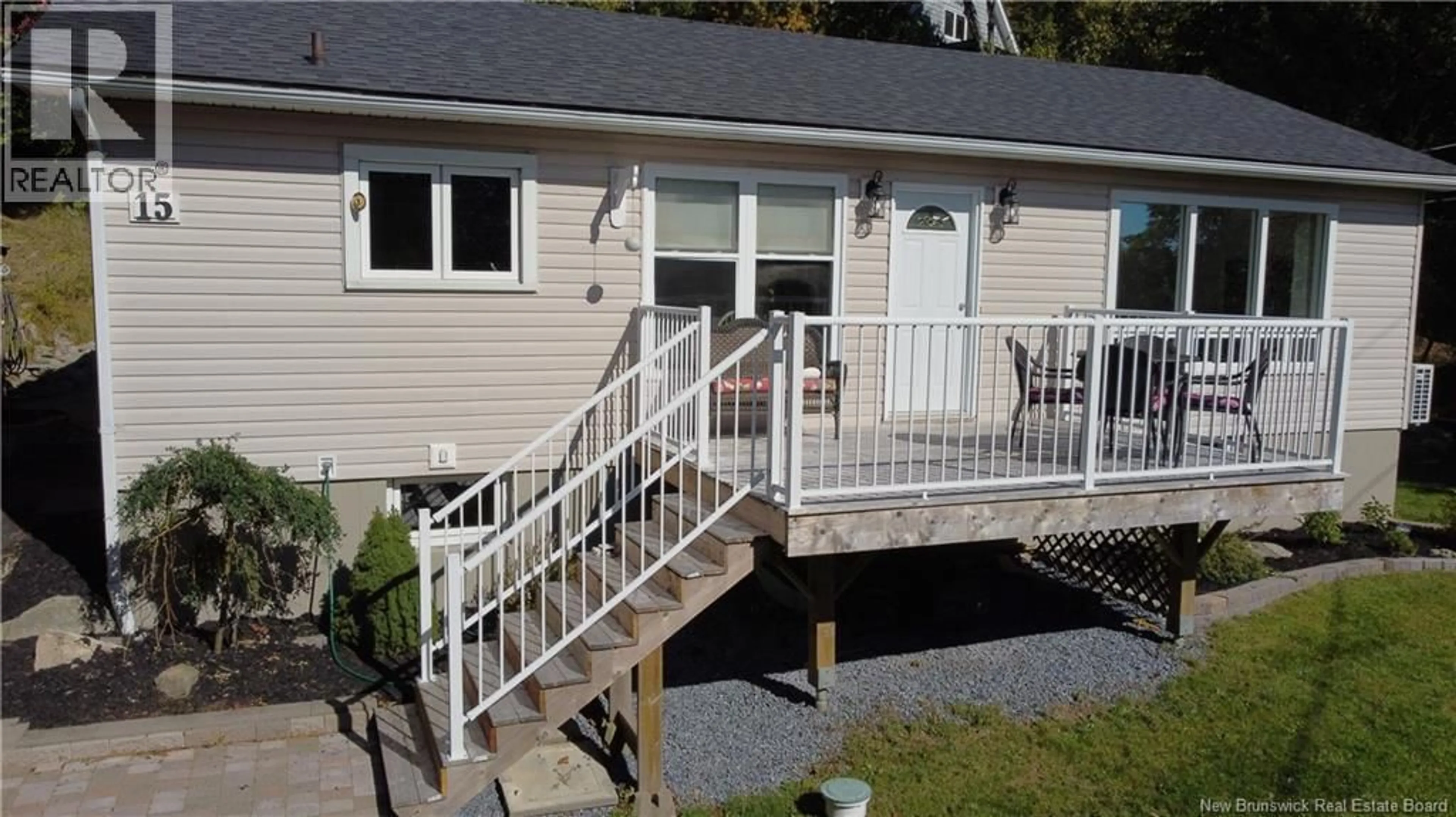 Home with vinyl exterior material, street for 15 HAZEN AVENUE, Rothesay New Brunswick E2H1N9