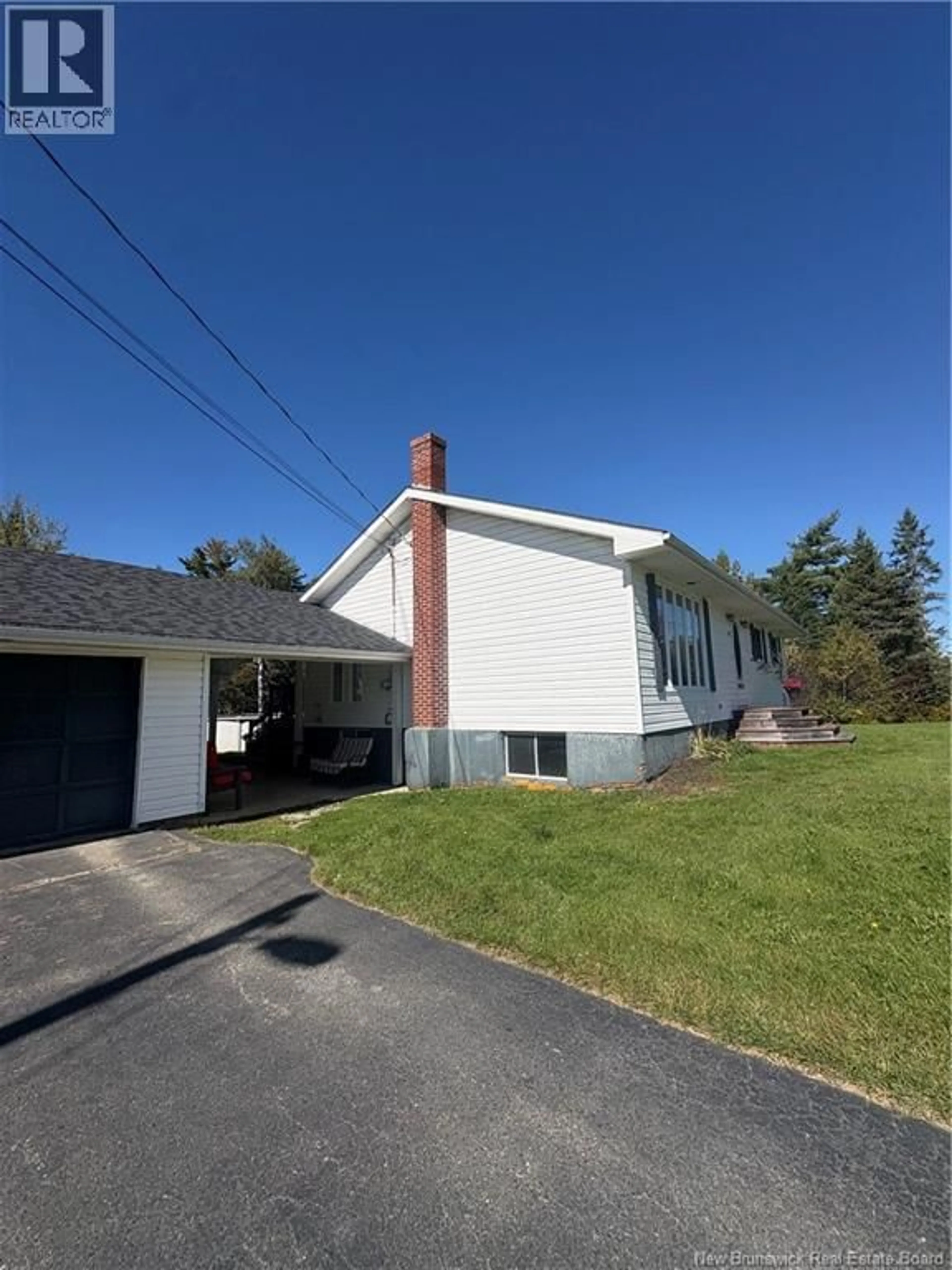 A pic from outside/outdoor area/front of a property/back of a property/a pic from drone, street for 750 BACK ROAD, Lyttleton New Brunswick E9E1X5