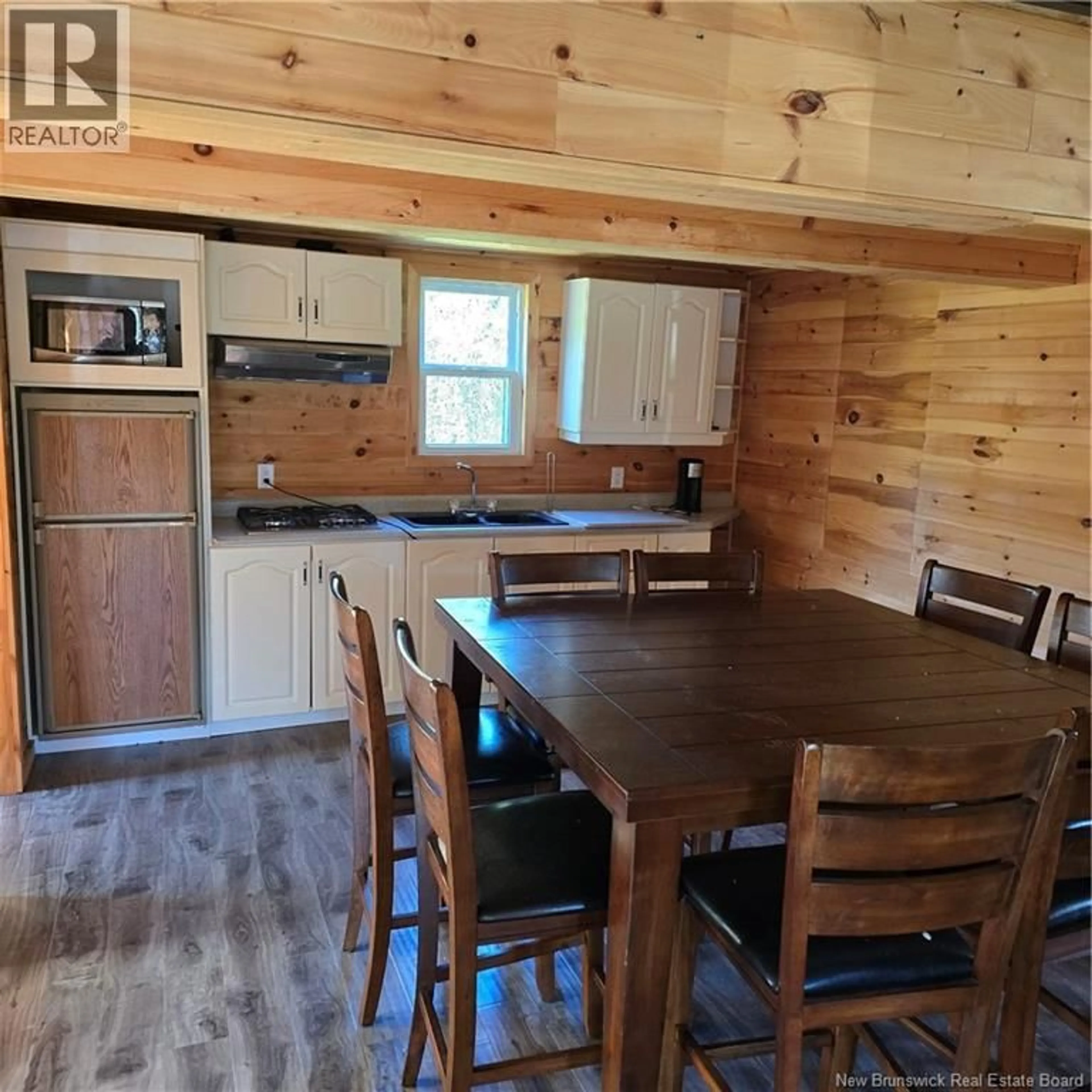 Open concept kitchen, wood/laminate floor for CAMP BLANCHARD OUEST ROAD, Sormany New Brunswick E5C0B3