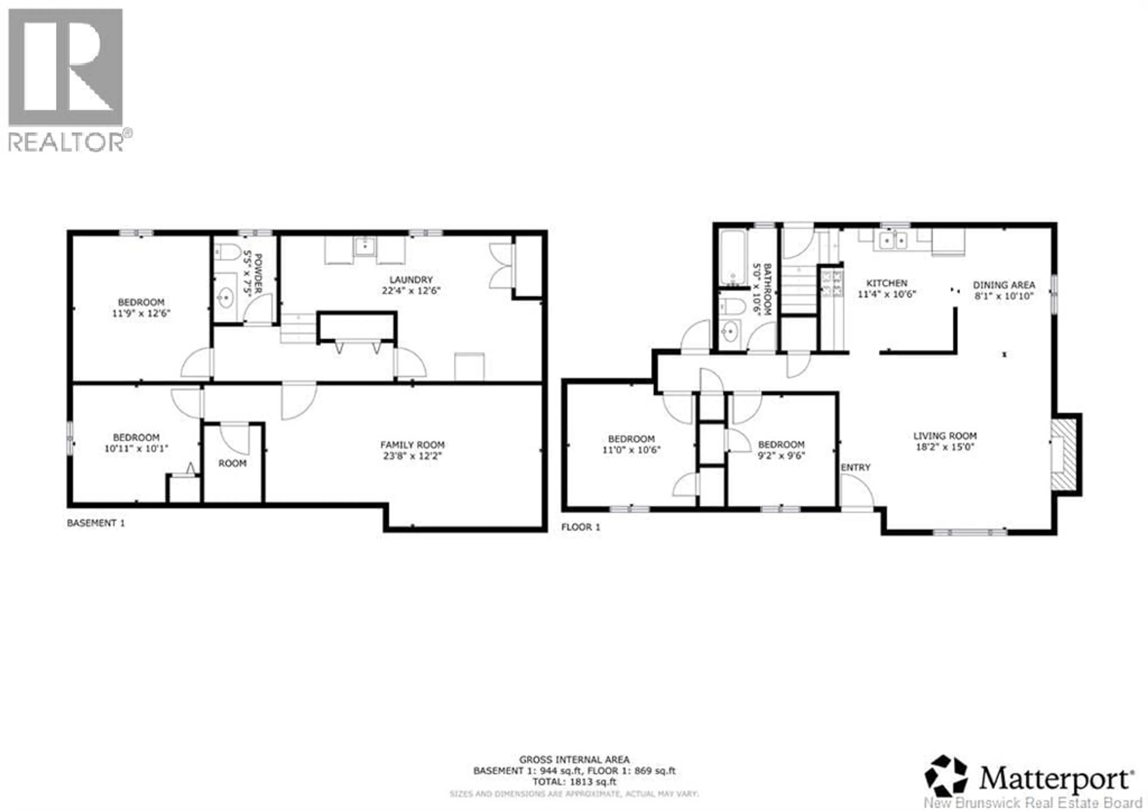 Floor plan for 62 AYER AVENUE, Moncton New Brunswick E1C8J8