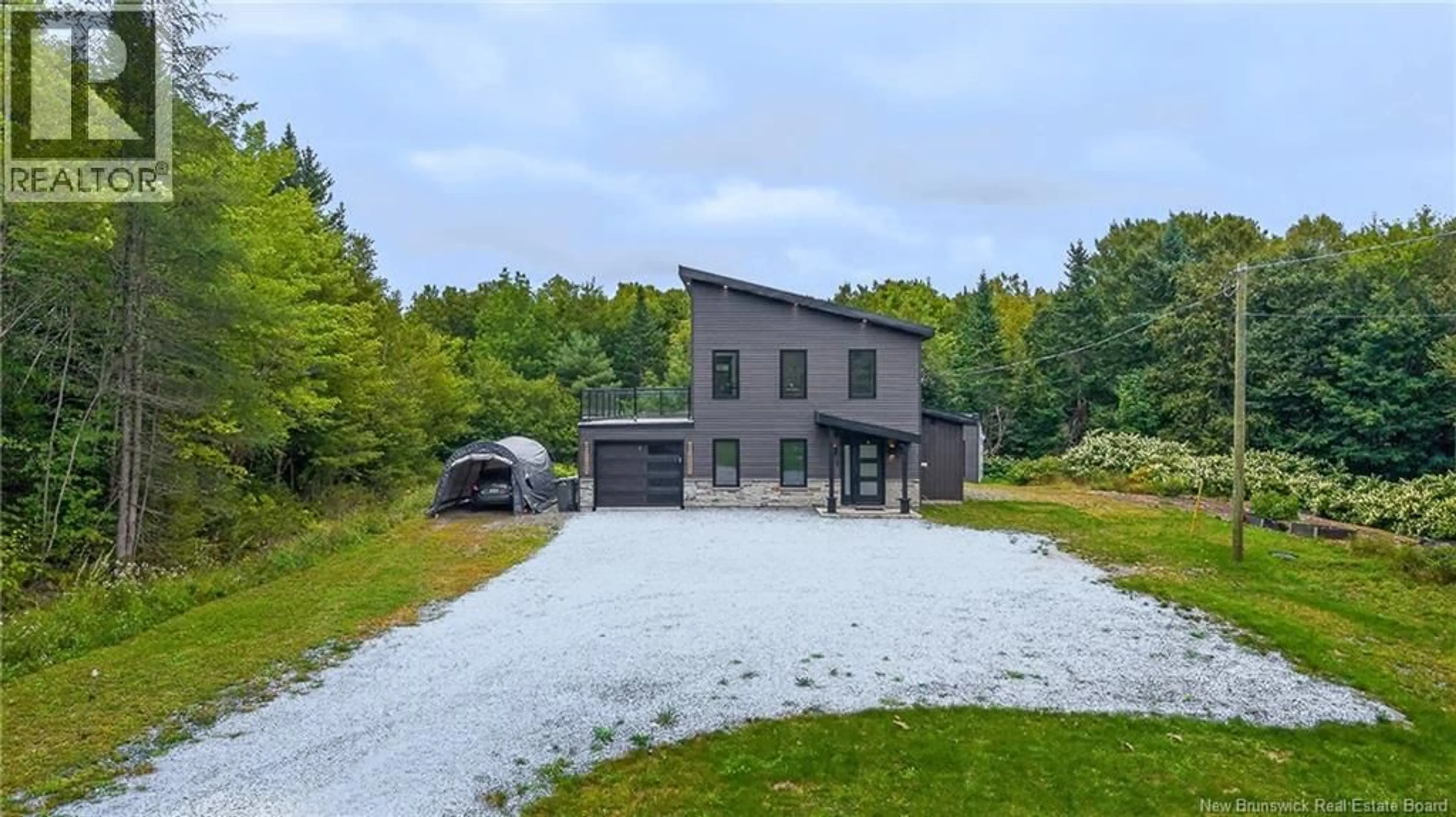 A pic from outside/outdoor area/front of a property/back of a property/a pic from drone, unknown for 196 DAYS CORNER ROAD, Lower Greenwich New Brunswick E5K4J9