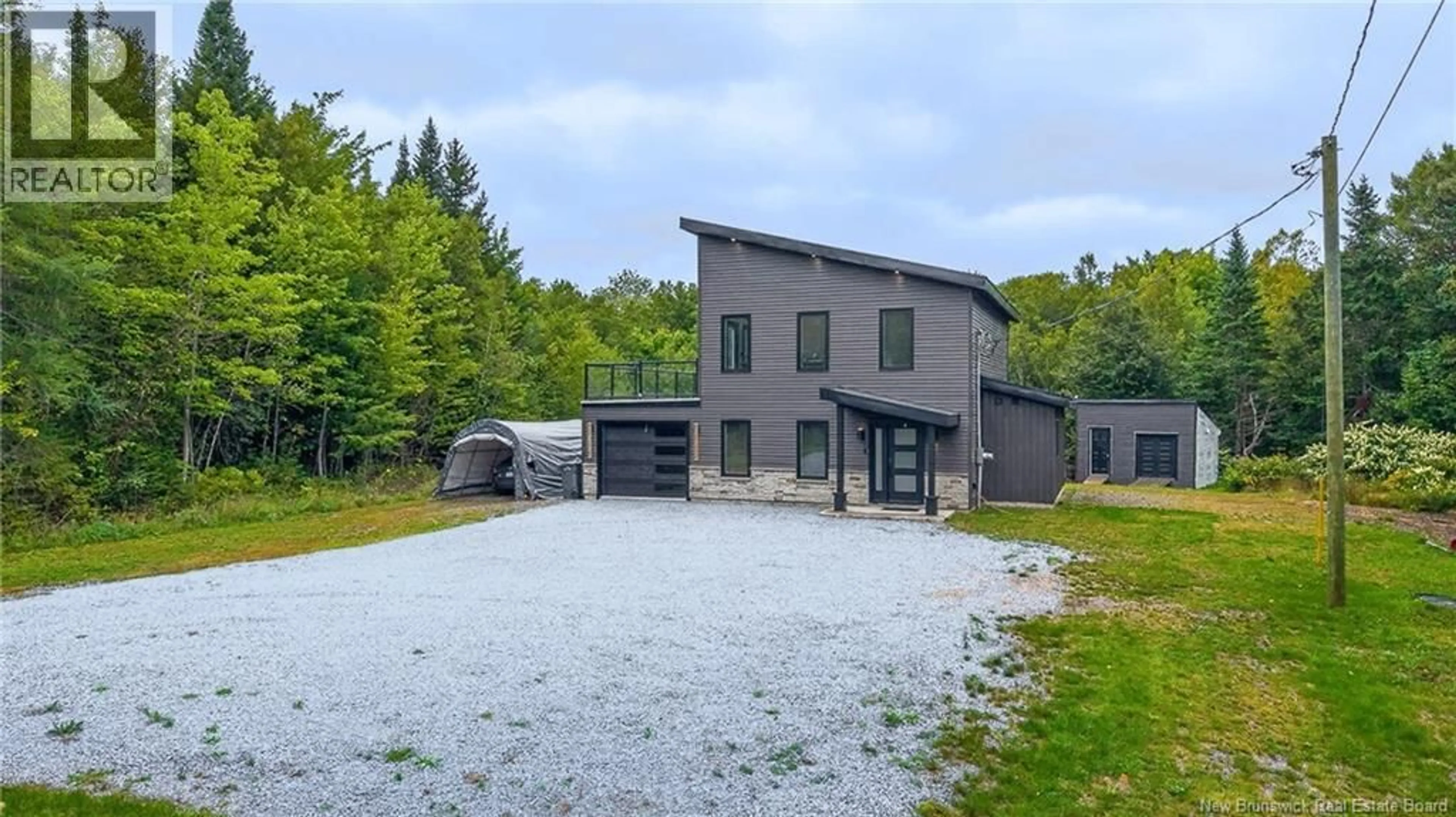A pic from outside/outdoor area/front of a property/back of a property/a pic from drone, unknown for 196 DAYS CORNER ROAD, Lower Greenwich New Brunswick E5K4J9