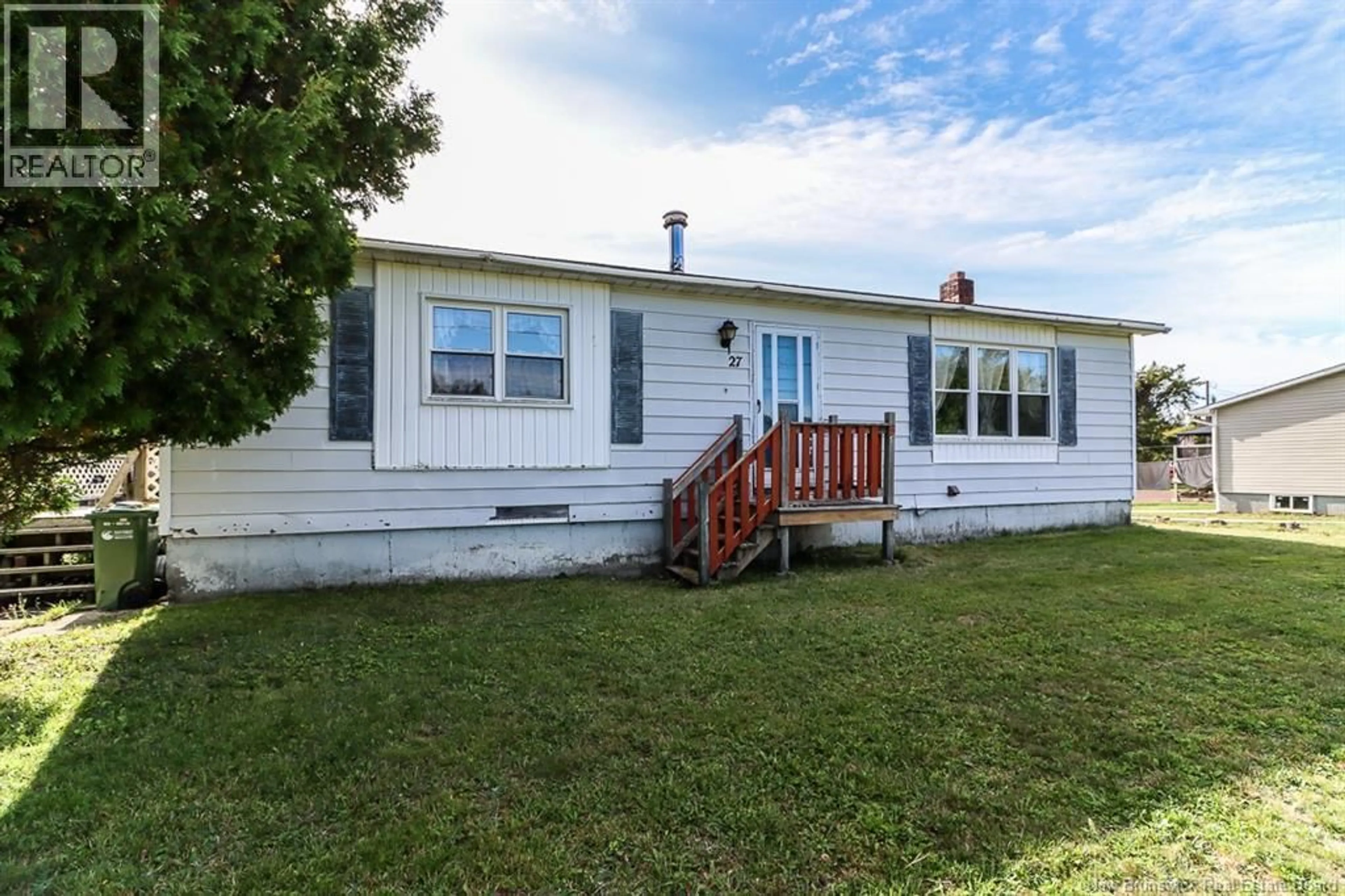 Home with vinyl exterior material, street for 27 CHESTER PARK ROAD, St. Martins New Brunswick E5R1G3
