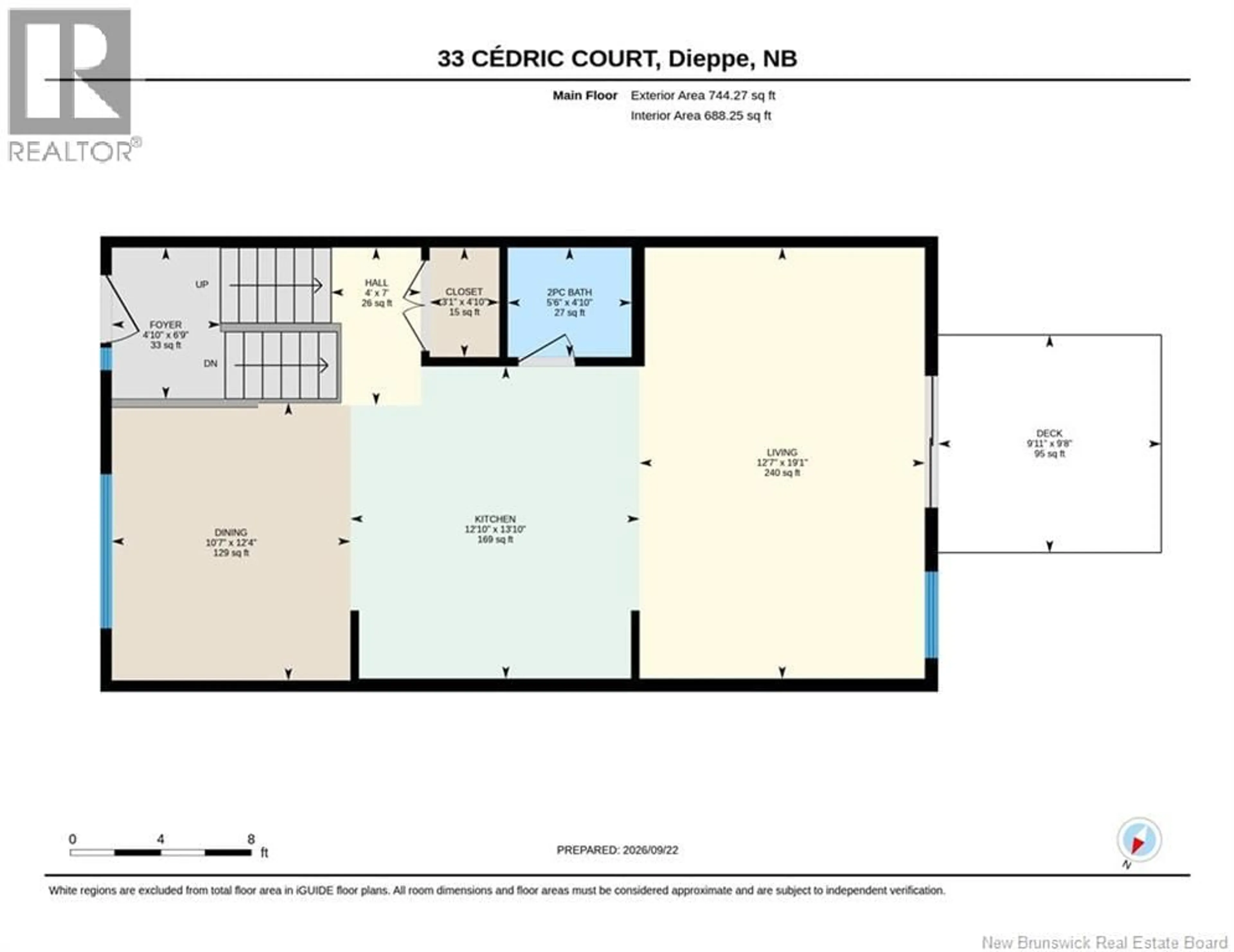 Floor plan for 273 ELS LIGER STREET, Dieppe New Brunswick E1K0A5