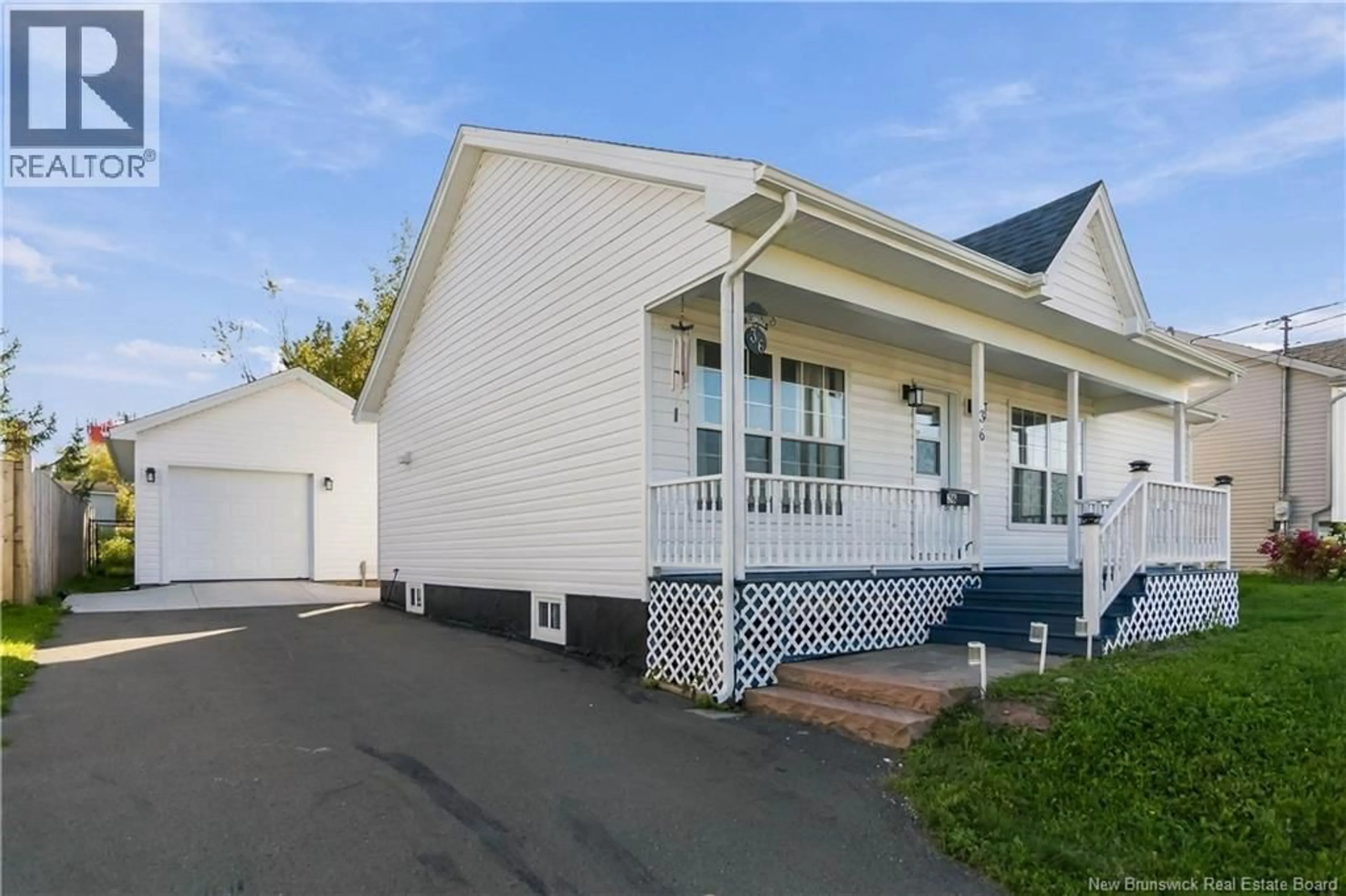 Home with vinyl exterior material, street for 36 WOODSTOCK AVENUE, Riverview New Brunswick E1B5H5