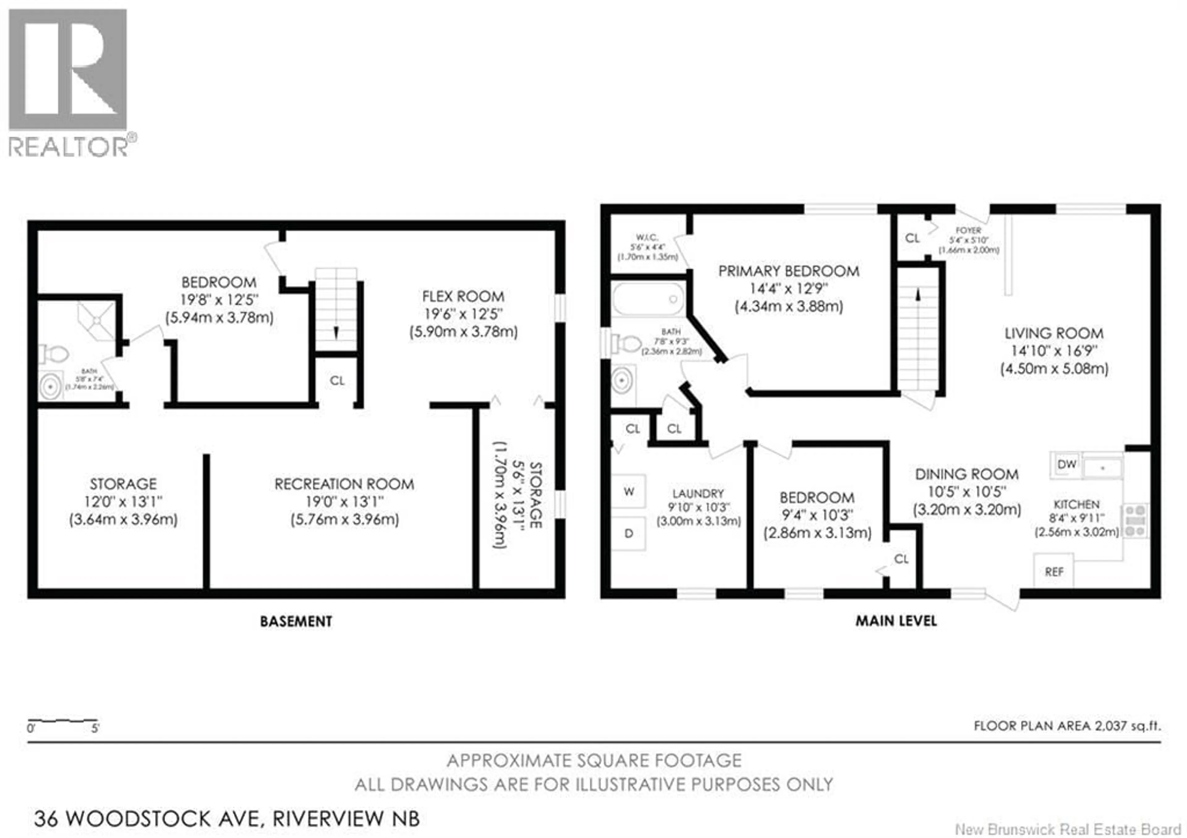 Floor plan for 36 WOODSTOCK AVENUE, Riverview New Brunswick E1B5H5