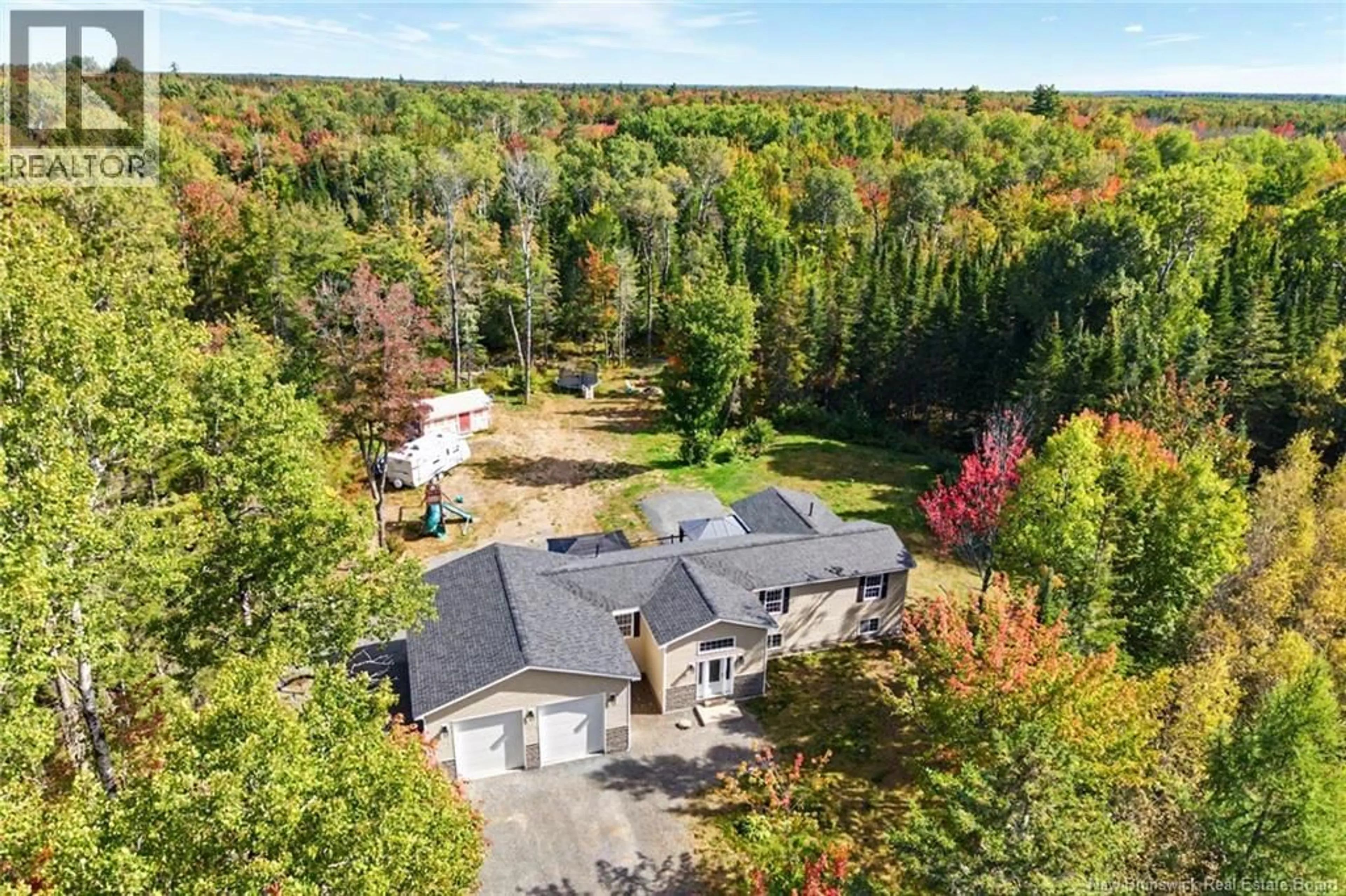 A pic from outside/outdoor area/front of a property/back of a property/a pic from drone, unknown for 45 MOORE ROAD, Rusagonis New Brunswick E3B7Z5