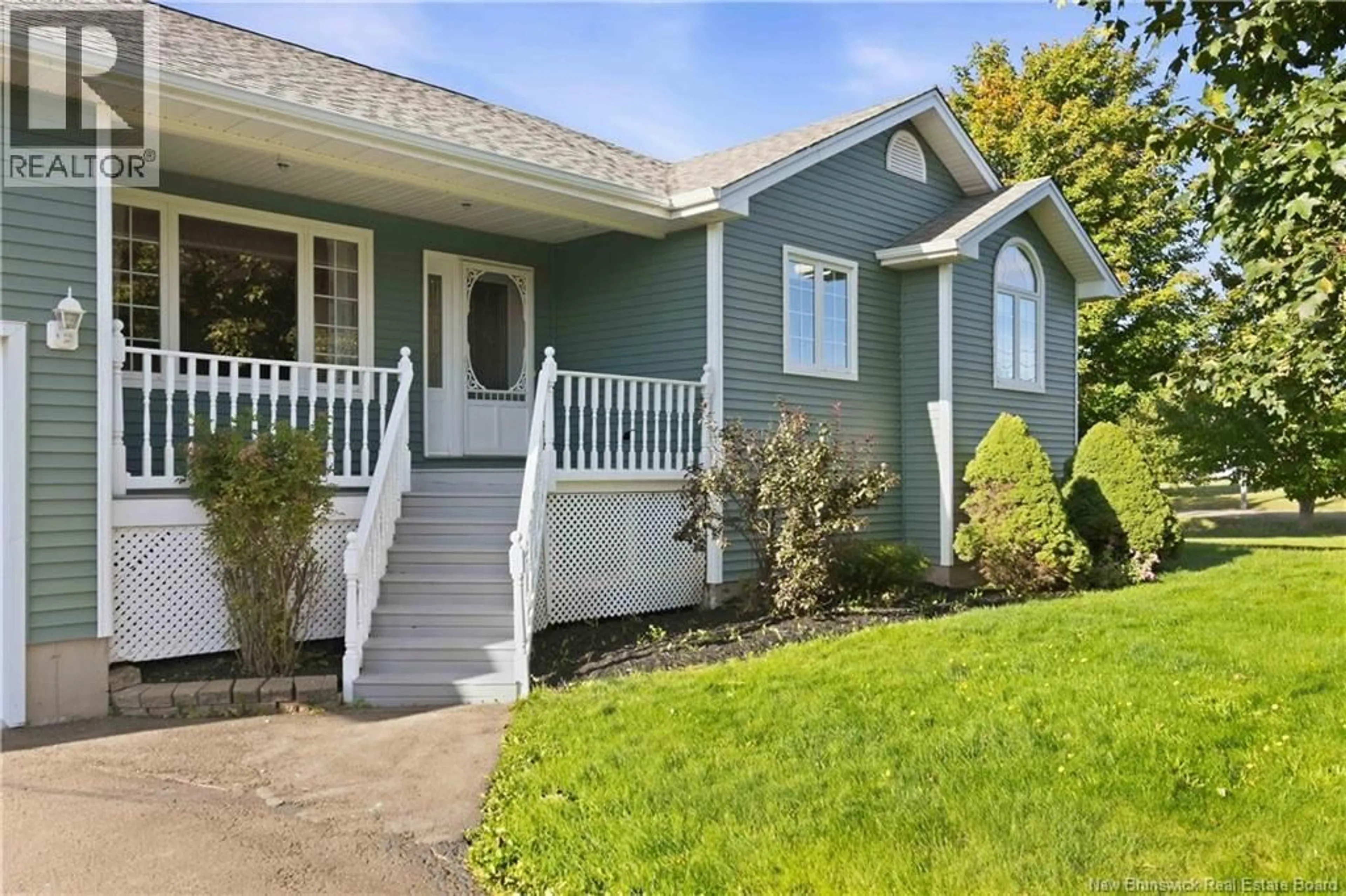 Home with vinyl exterior material, street for 58 WILL ROGERS ROAD, Lutes Mountain New Brunswick E1G2X7