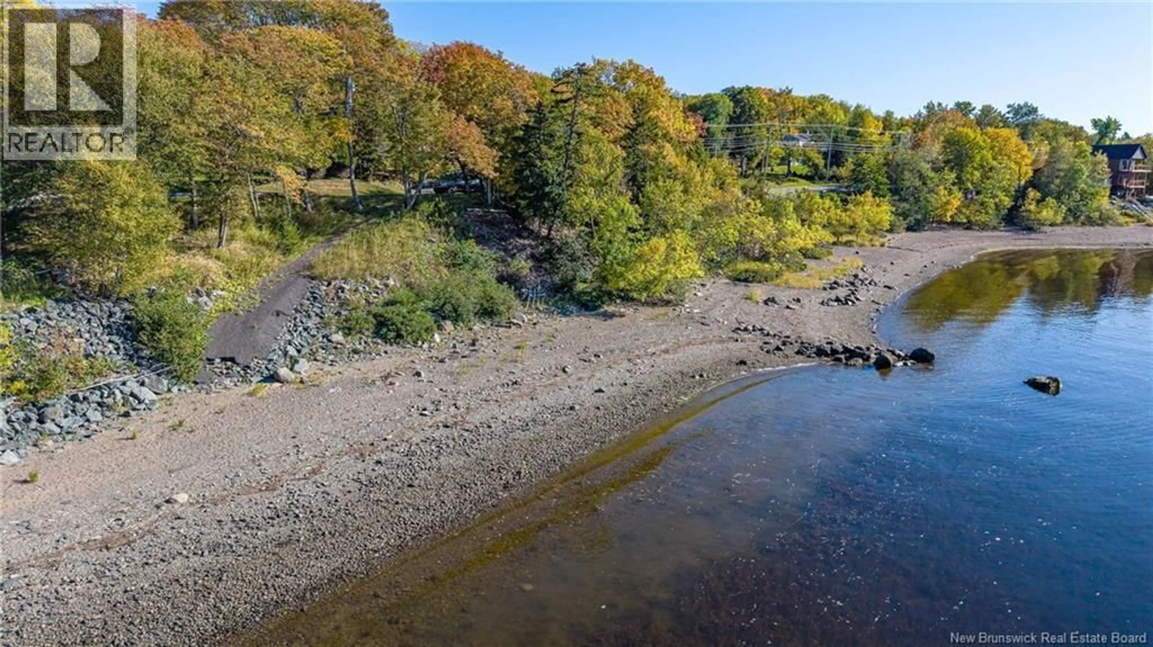 A pic from outside/outdoor area/front of a property/back of a property/a pic from drone, water/lake/river/ocean view for 1000 ARCHER DRIVE, Quispamsis New Brunswick E2E1E6