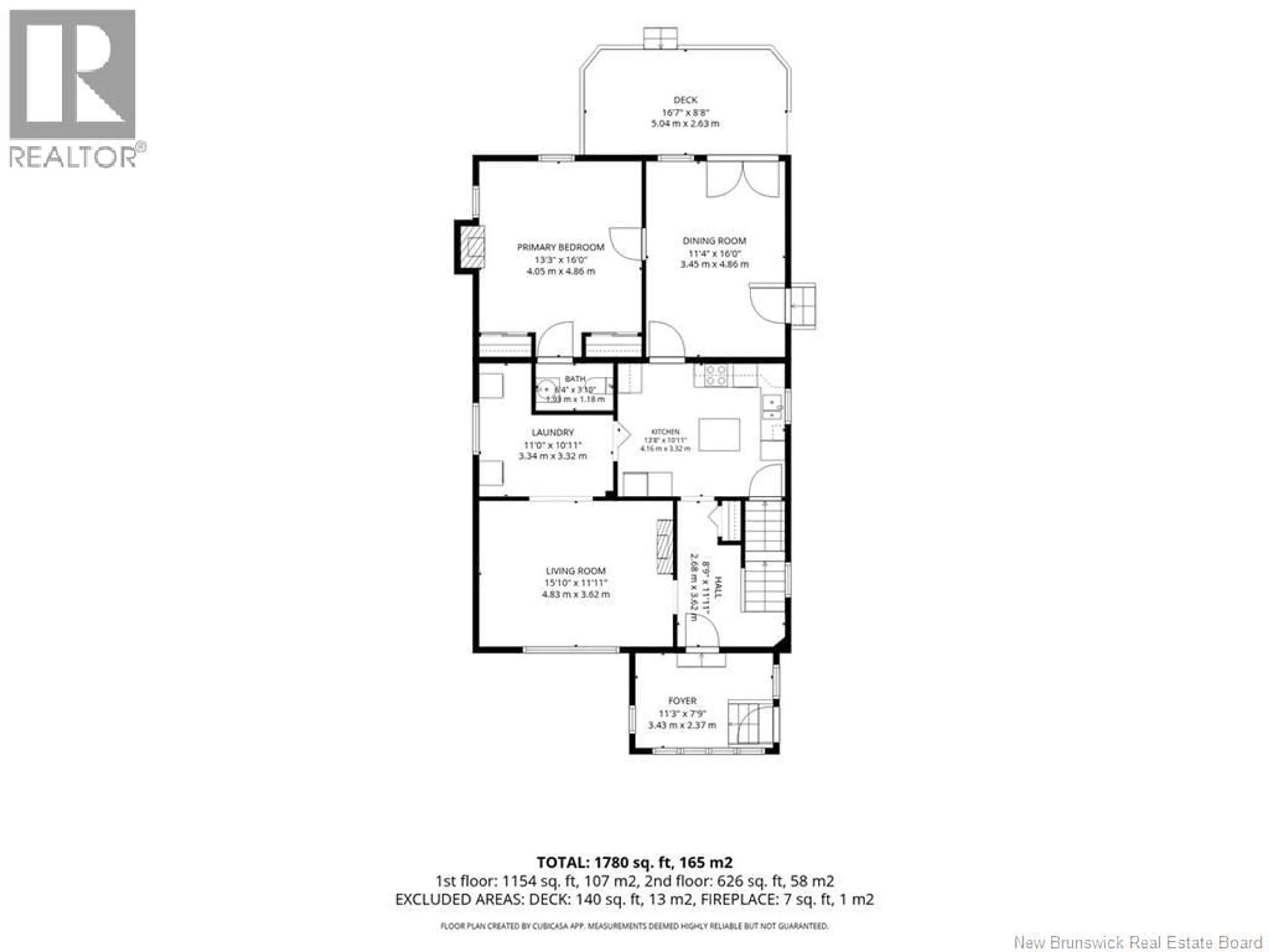 Floor plan for 37 QUEEN STREET, Campbellton New Brunswick E3N1W9