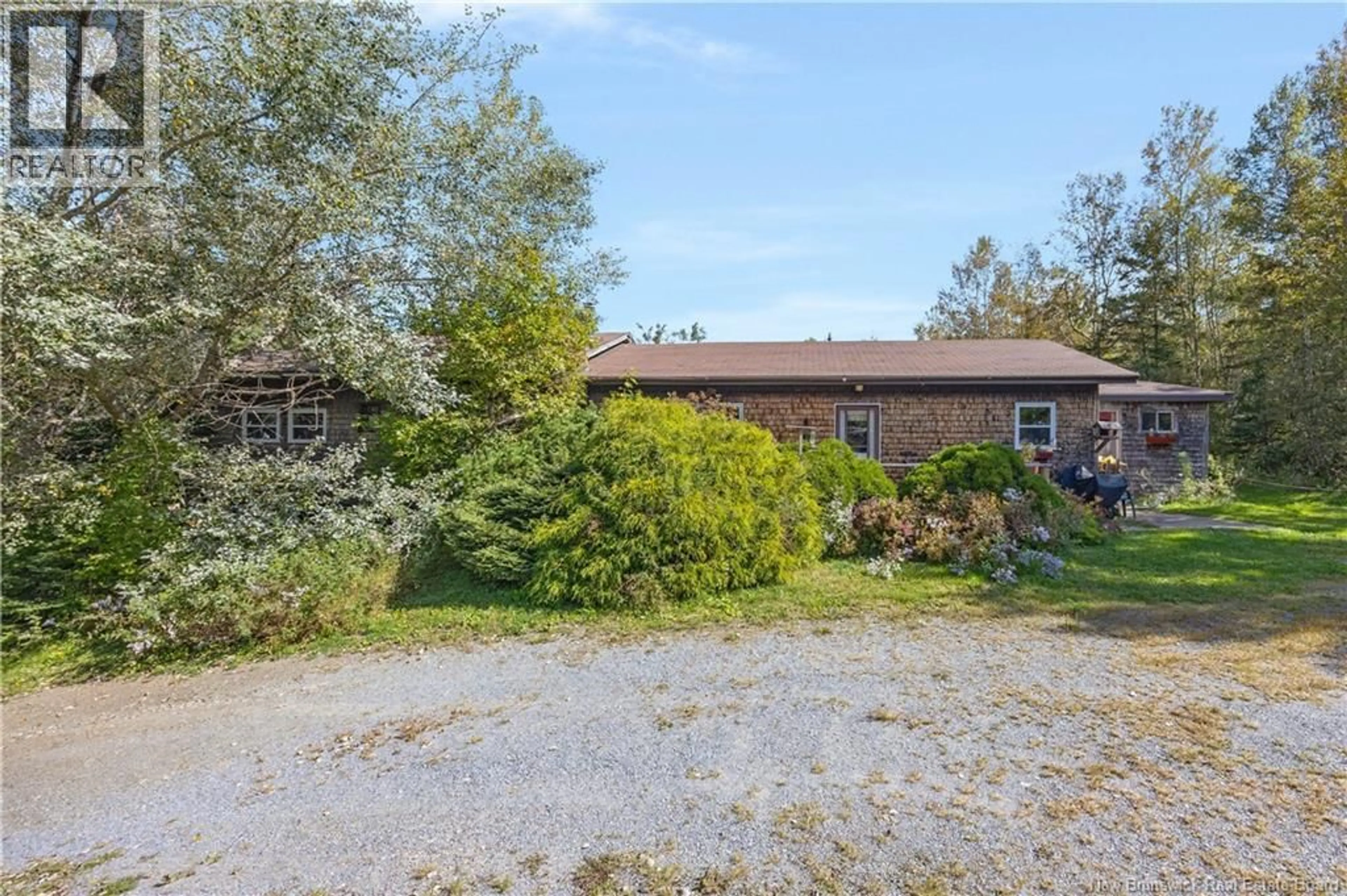 A pic from outside/outdoor area/front of a property/back of a property/a pic from drone, unknown for 72 RIVER ROAD, Passekeag New Brunswick E5N7N2