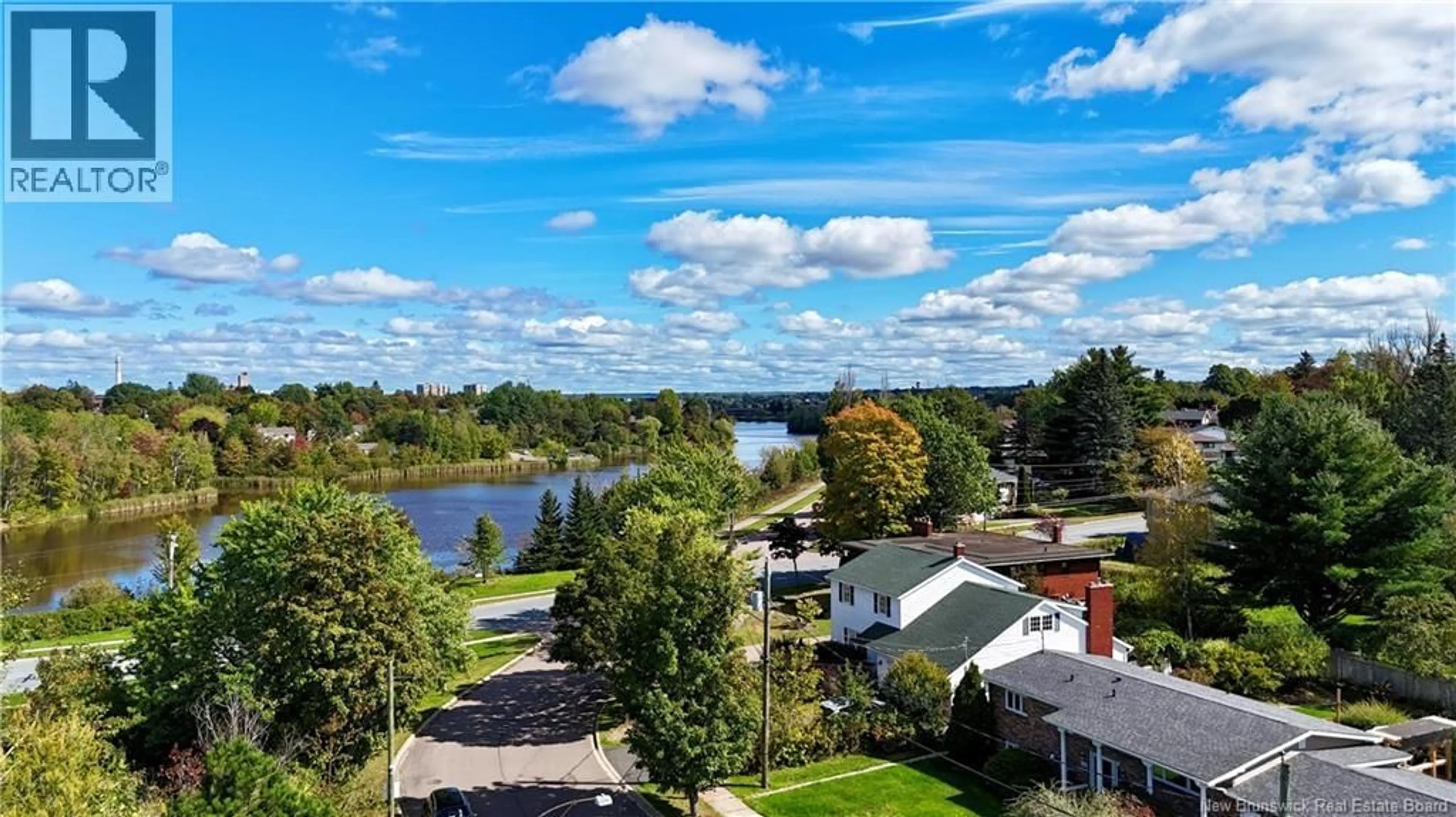 A pic from outside/outdoor area/front of a property/back of a property/a pic from drone, water/lake/river/ocean view for 330 WESTMOUNT BOULEVARD, Moncton New Brunswick E1E1V6