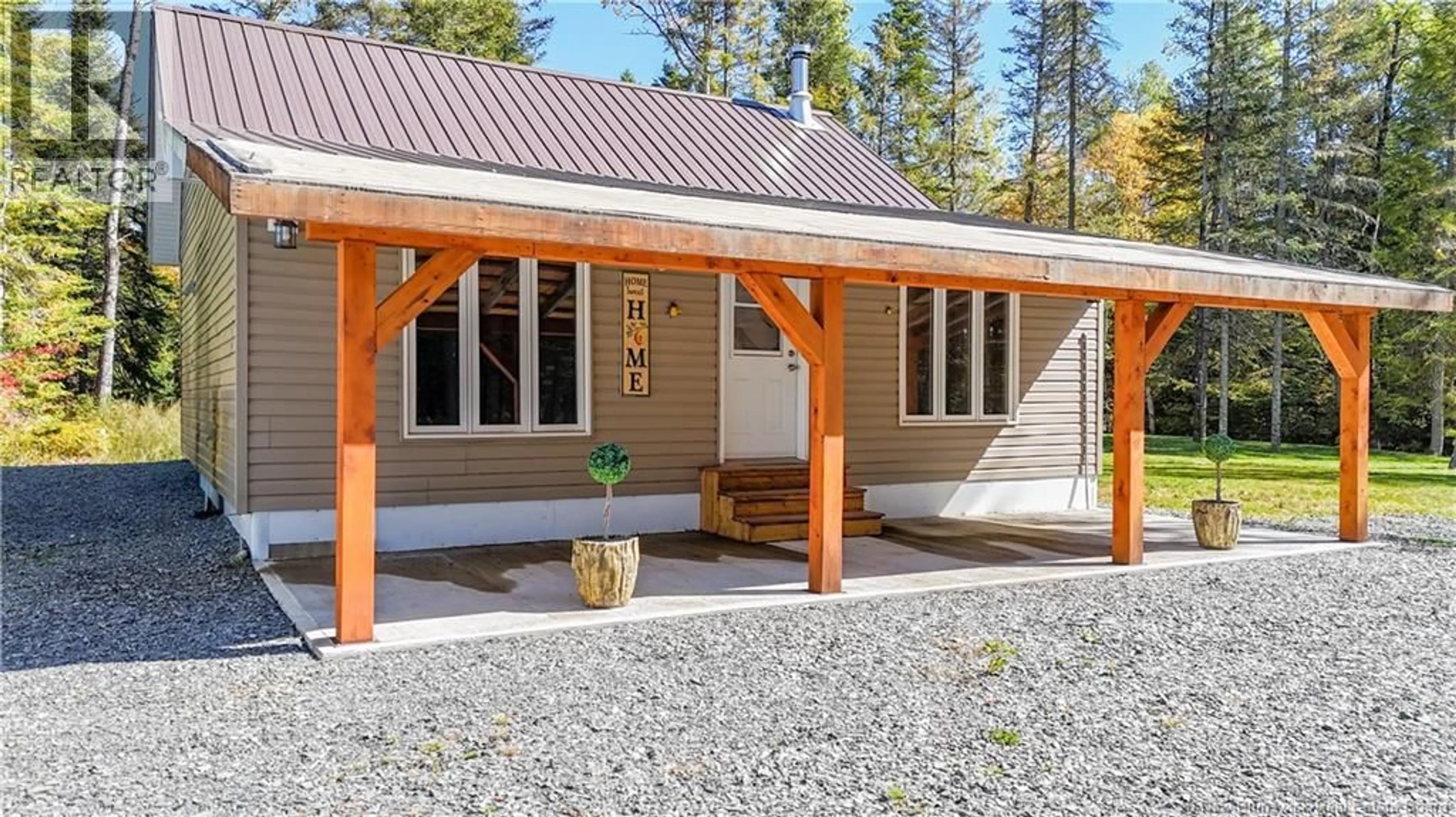 Home with vinyl exterior material, street for 1264 CANTON ROAD, DSL de Drummond/DSL of Drummond New Brunswick E3Y3W8
