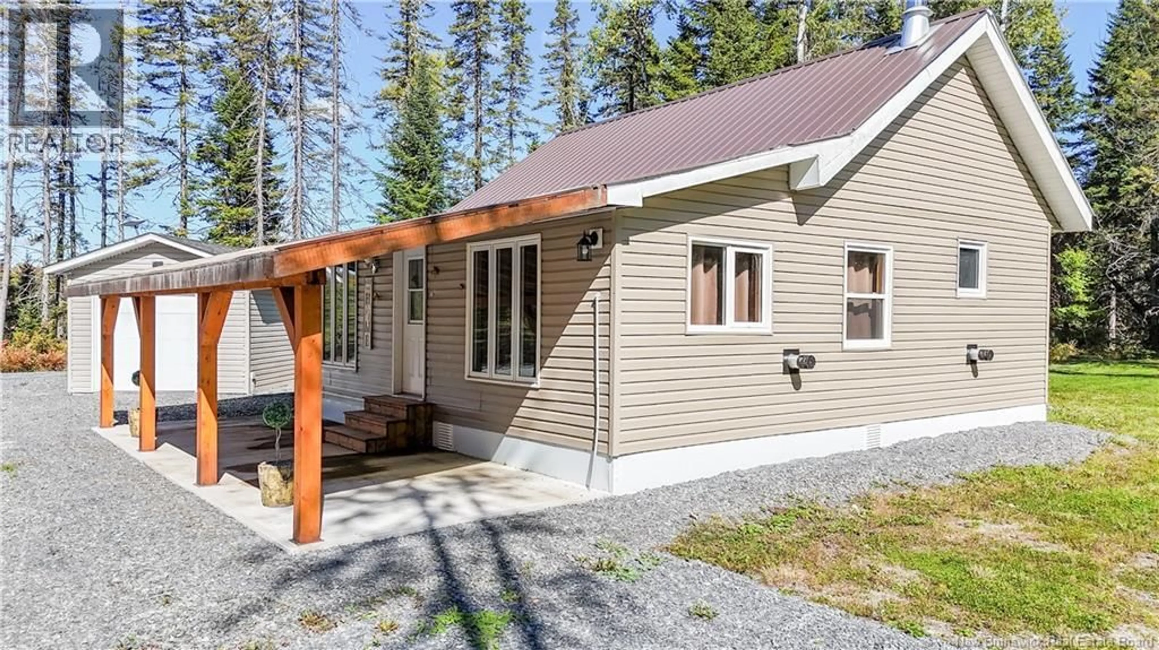 Home with vinyl exterior material, street for 1264 CANTON ROAD, DSL de Drummond/DSL of Drummond New Brunswick E3Y3W8