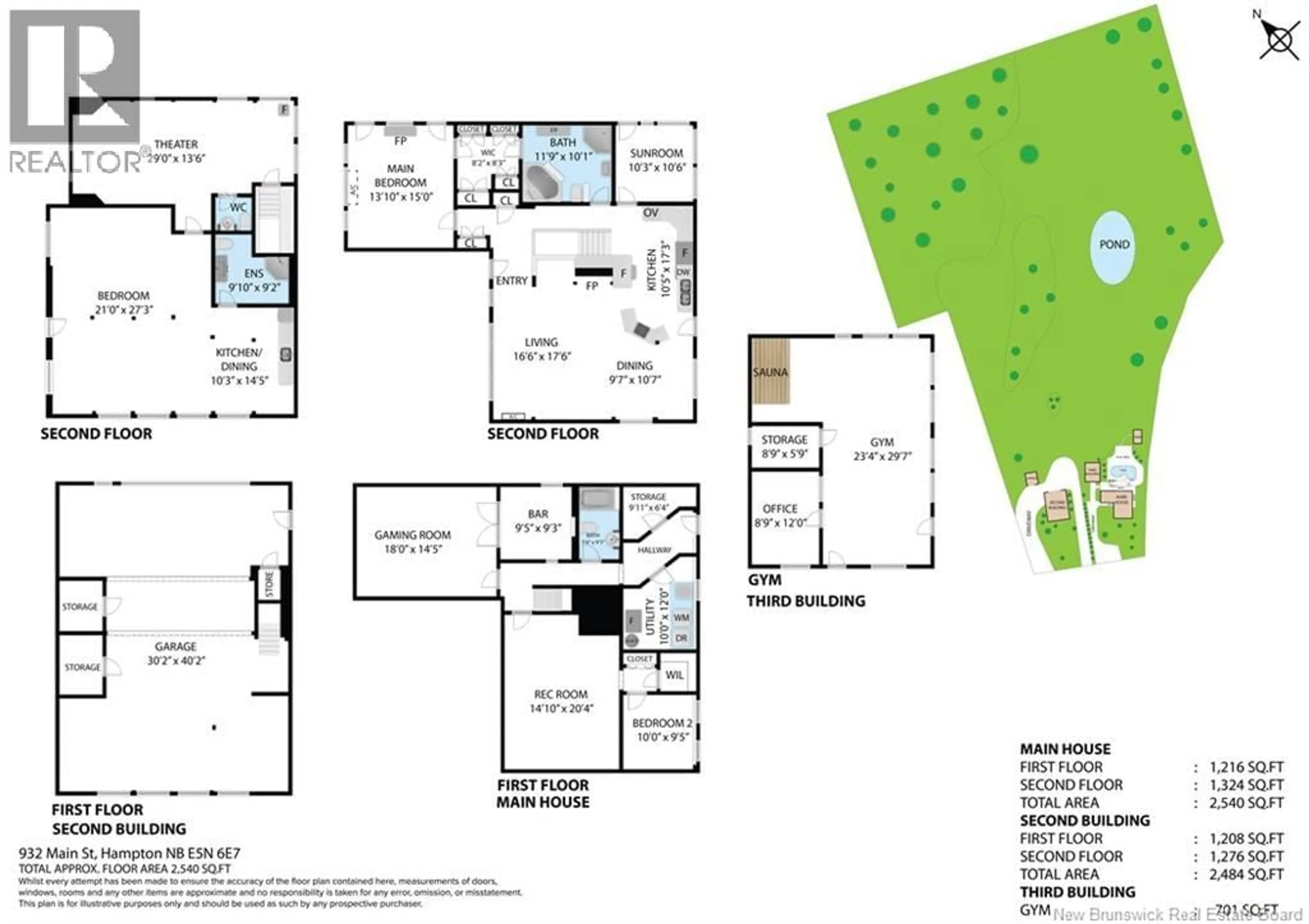 Floor plan for 932-936 MAIN STREET, Hampton New Brunswick E5N6E7