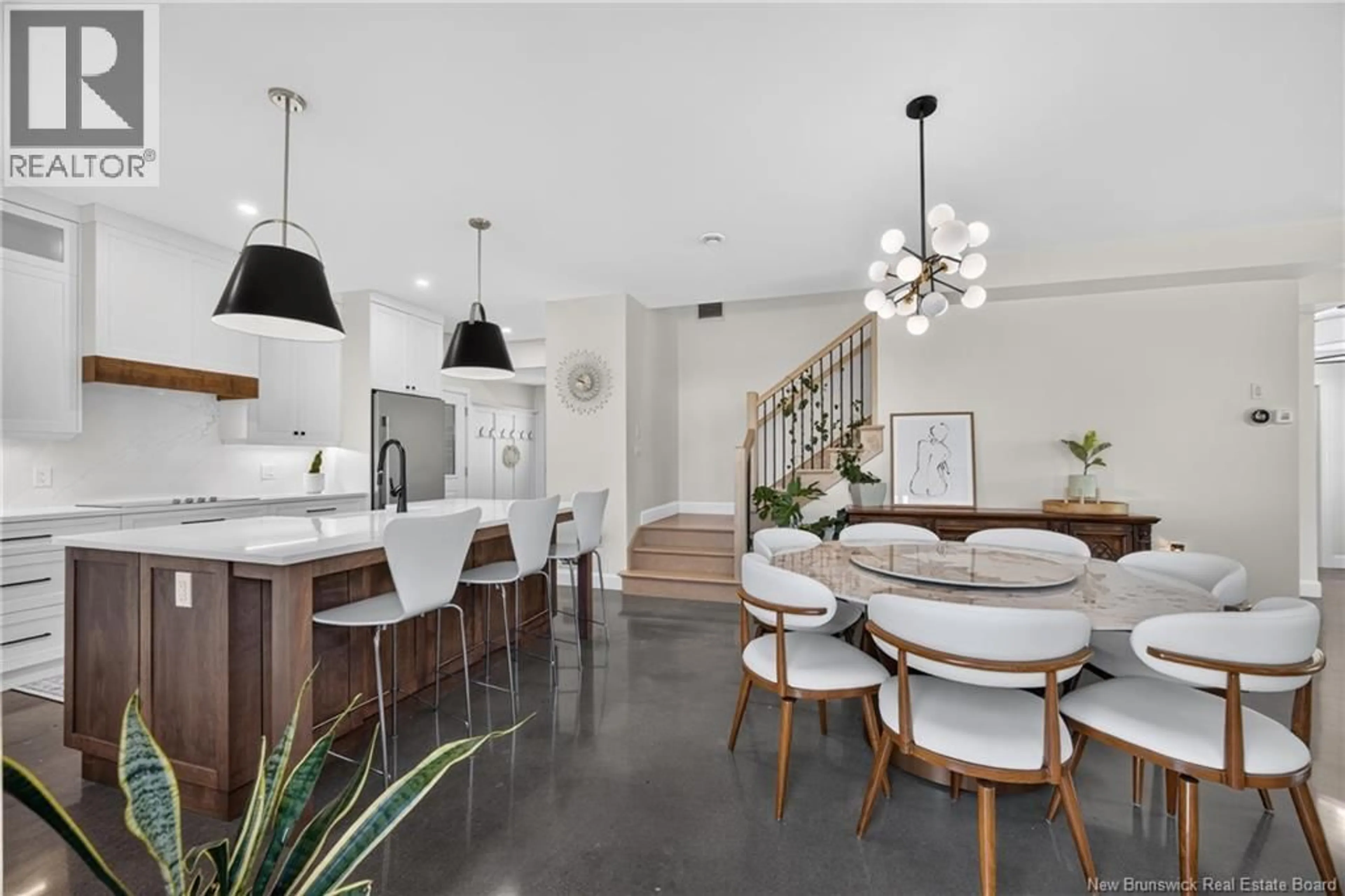 Open concept kitchen, ceramic/tile floor for 45 KIMBERLEY STREET, New Maryland New Brunswick E3C1E3