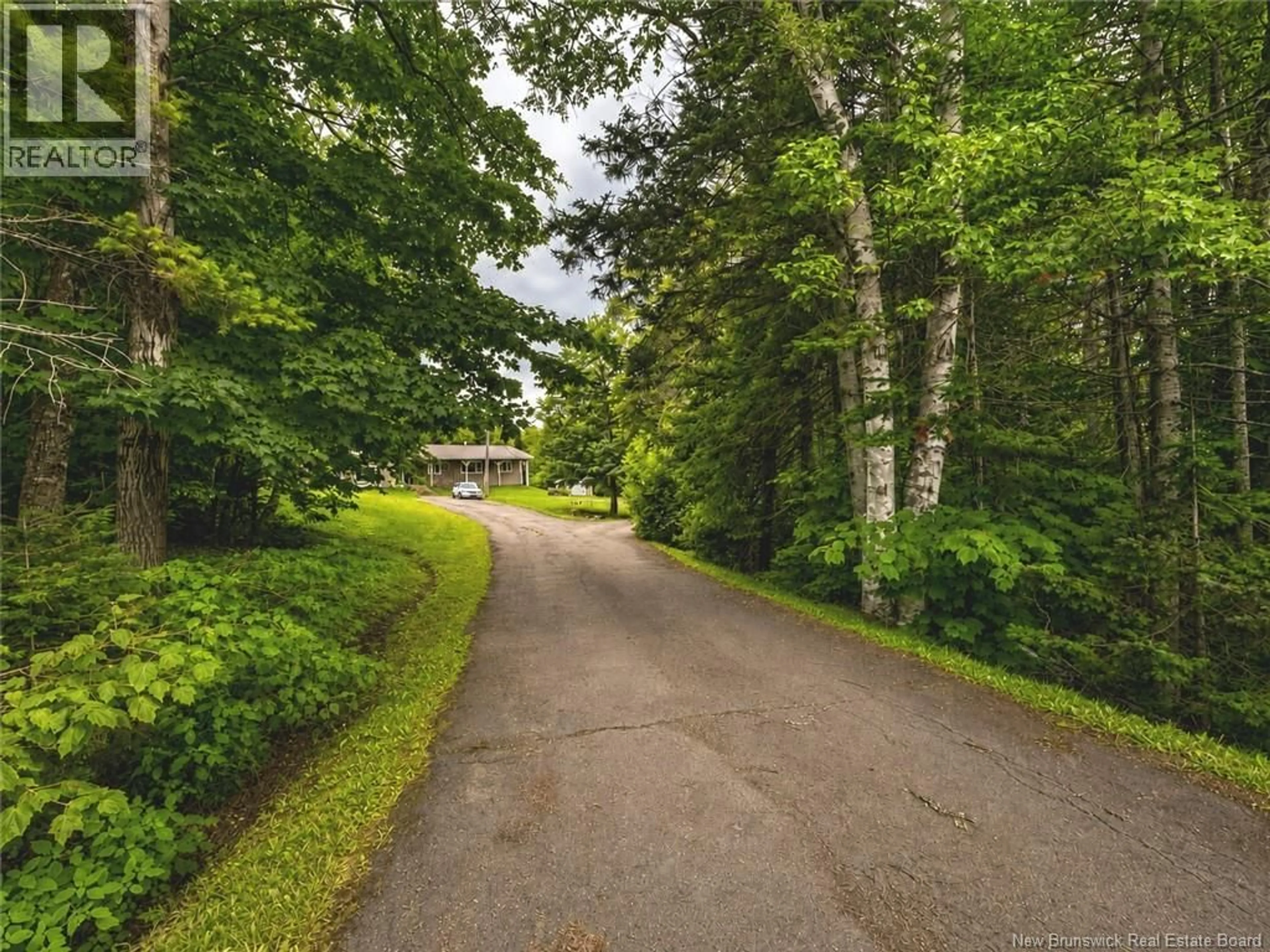 A pic from outside/outdoor area/front of a property/back of a property/a pic from drone, forest/trees view for 2382 ROUTE 490, Ammon New Brunswick E1G4R8
