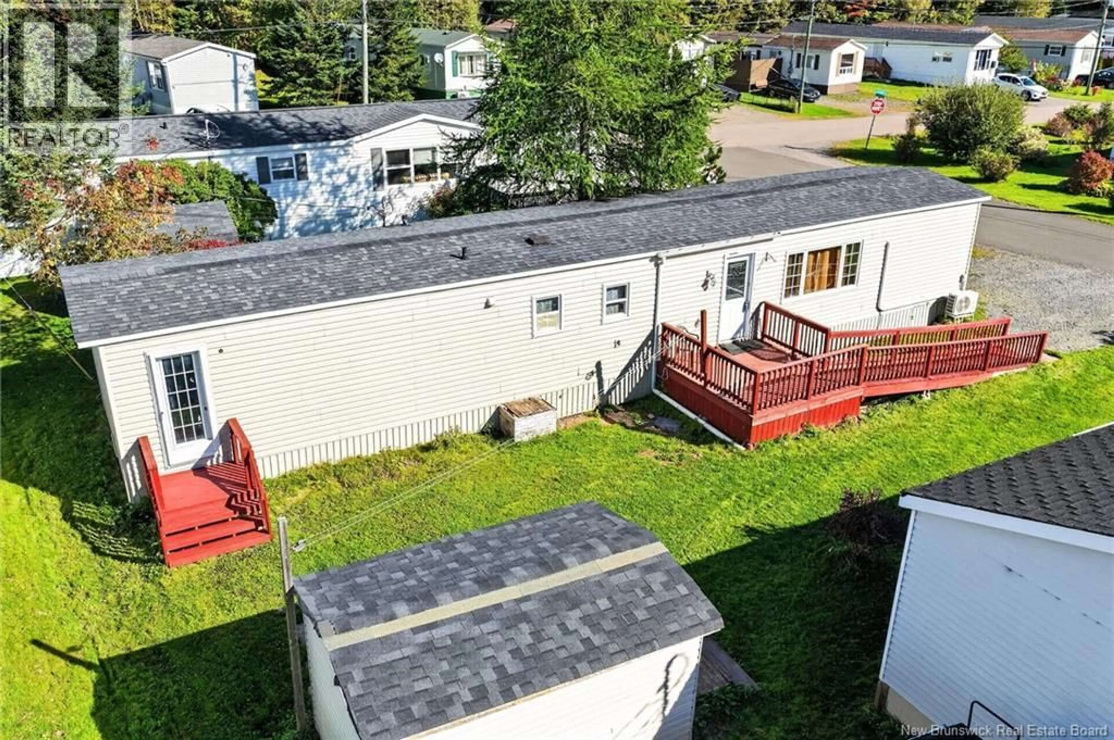 A pic from outside/outdoor area/front of a property/back of a property/a pic from drone, mountain view for 60 MIDWAY, Moncton New Brunswick E1E4L2