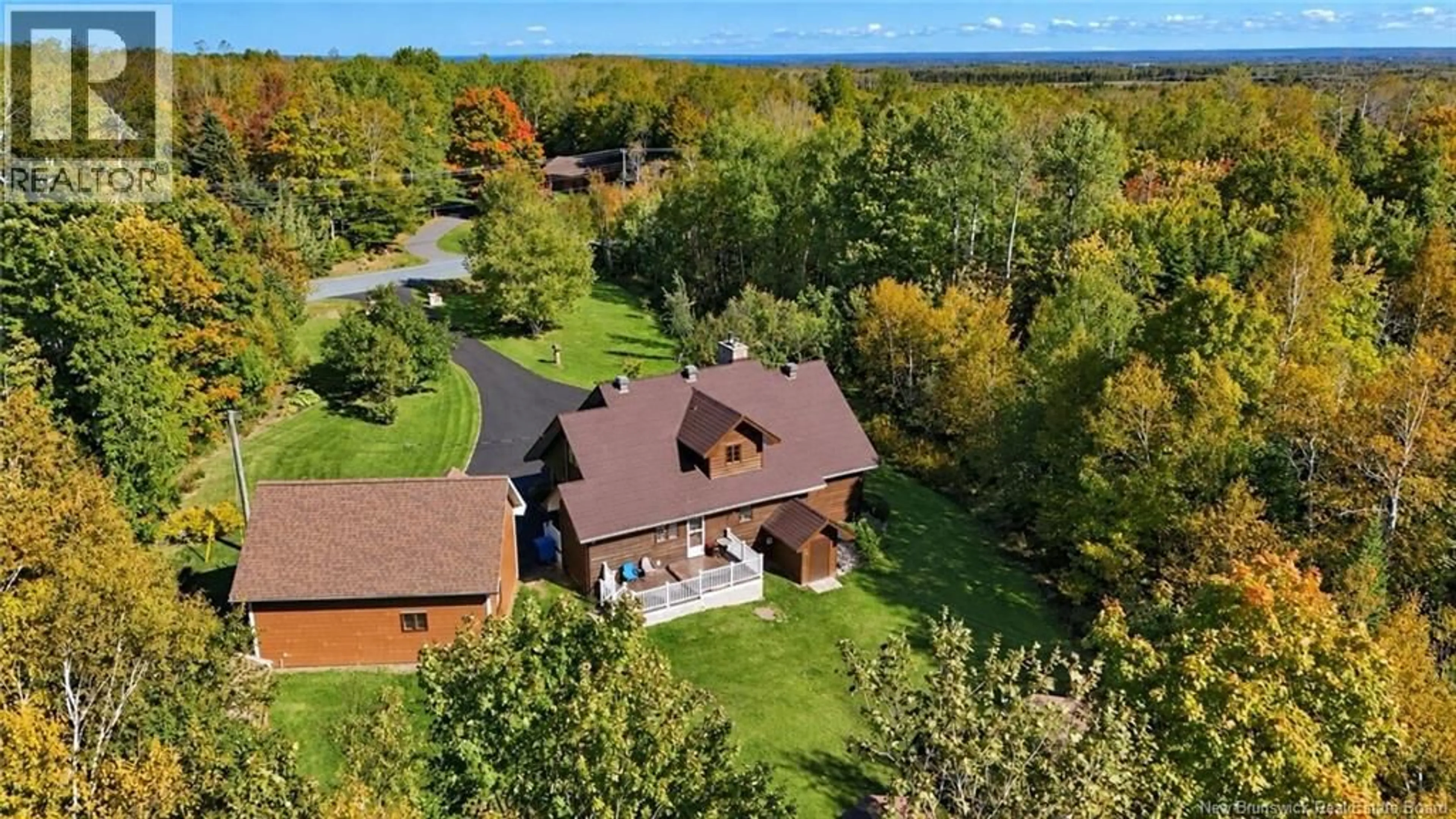A pic from outside/outdoor area/front of a property/back of a property/a pic from drone, water/lake/river/ocean view for 239 ROUTE 322, North Tetagouche New Brunswick E2A4Y6