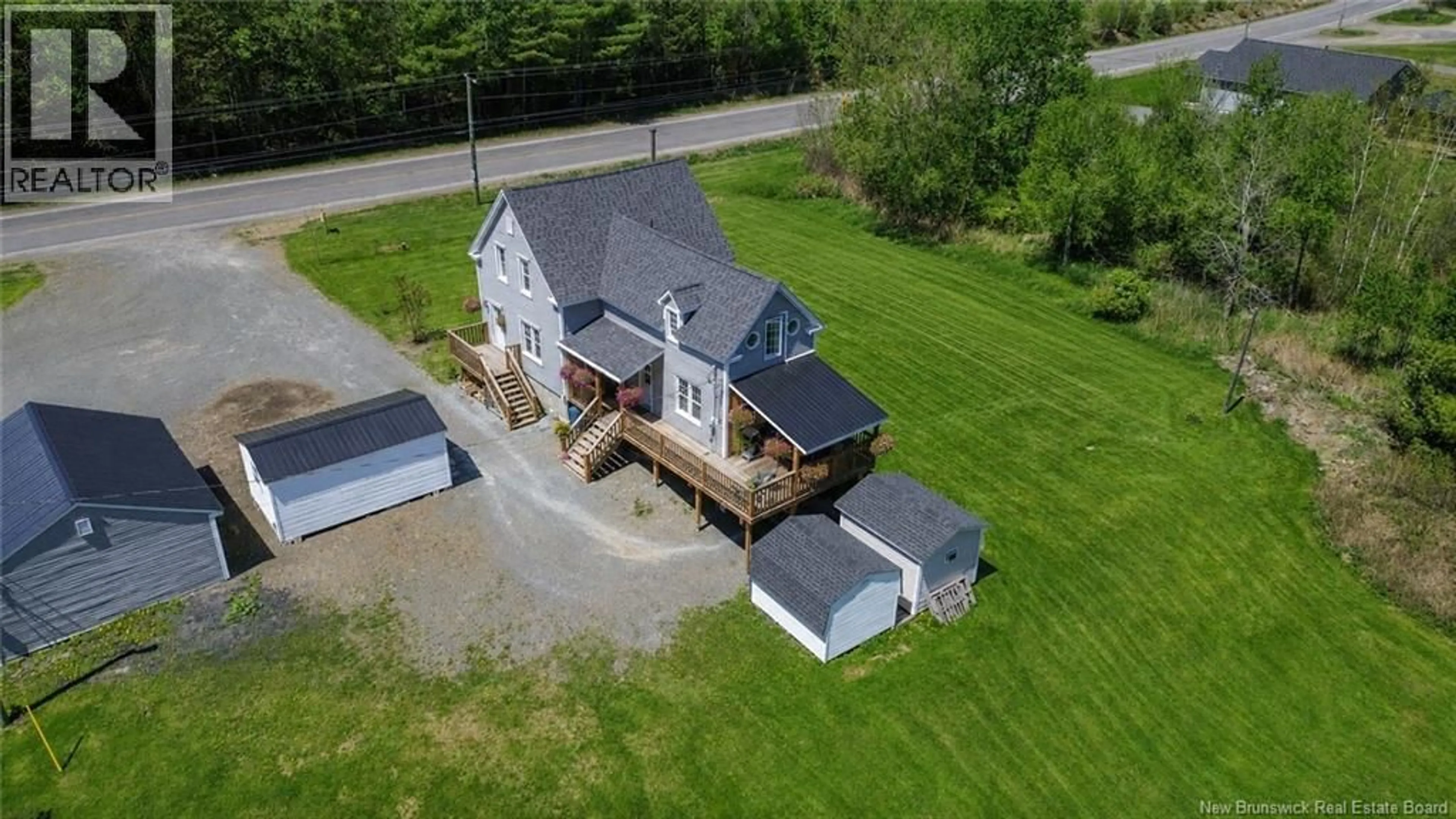 A pic from outside/outdoor area/front of a property/back of a property/a pic from drone, unknown for 1322 148 ROUTE, Durham Bridge New Brunswick E6C1K4