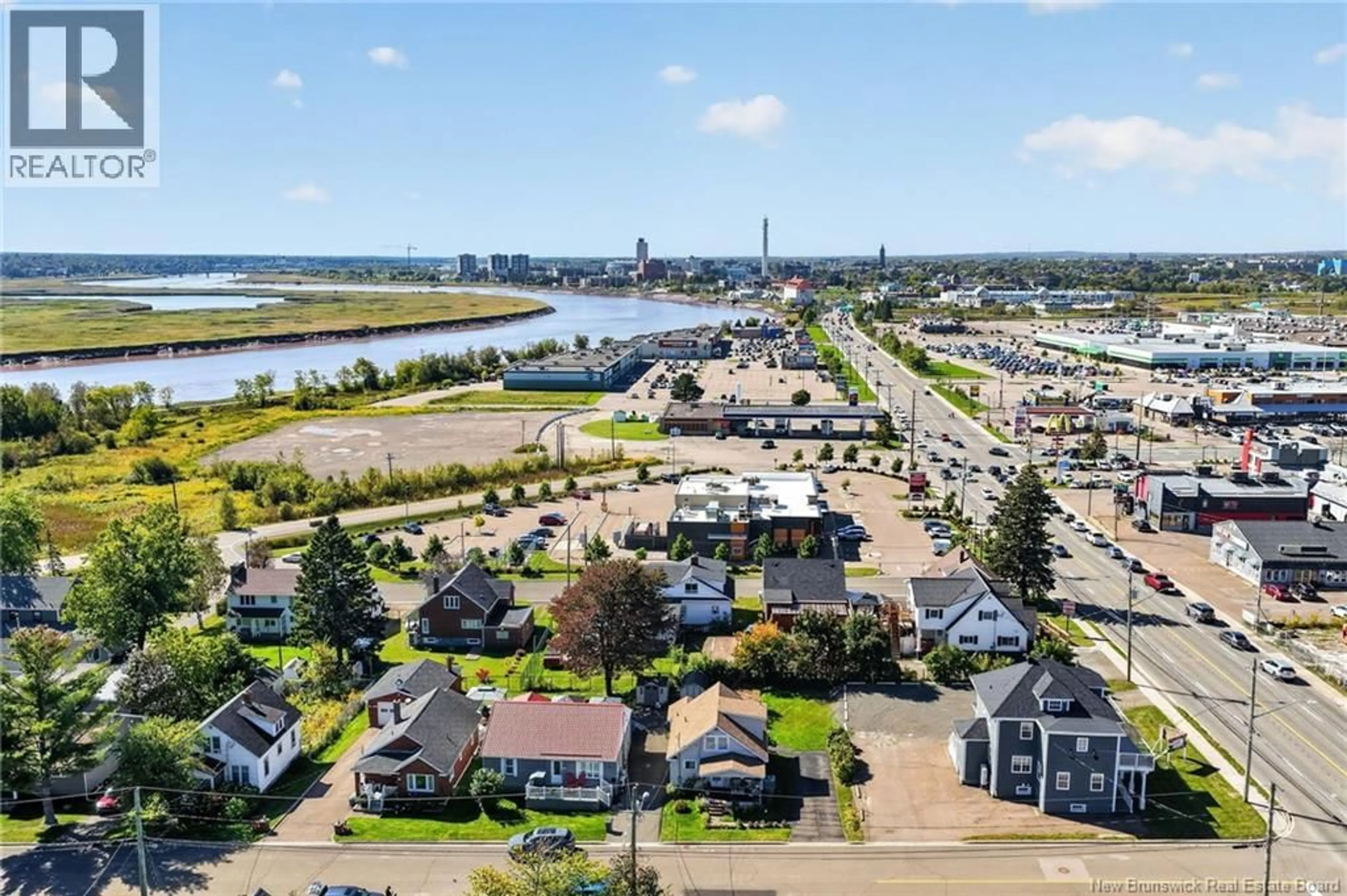 A pic from outside/outdoor area/front of a property/back of a property/a pic from drone, water/lake/river/ocean view for 388 BEAUSEJOUR, Dieppe New Brunswick E1A1Y6