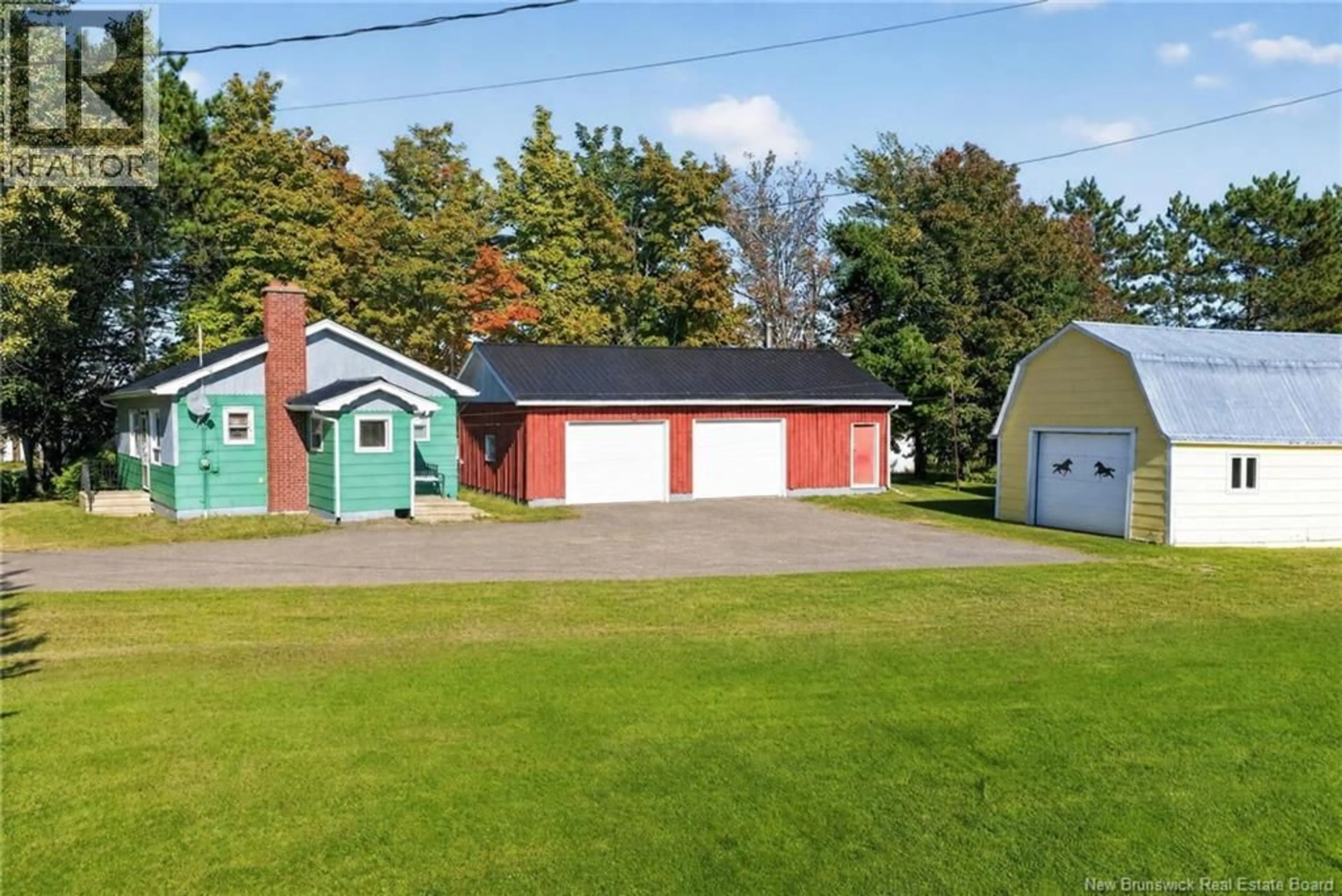 A pic from outside/outdoor area/front of a property/back of a property/a pic from drone, street for 6115 ROUTE 515, Saint-Paul New Brunswick E4T3W4