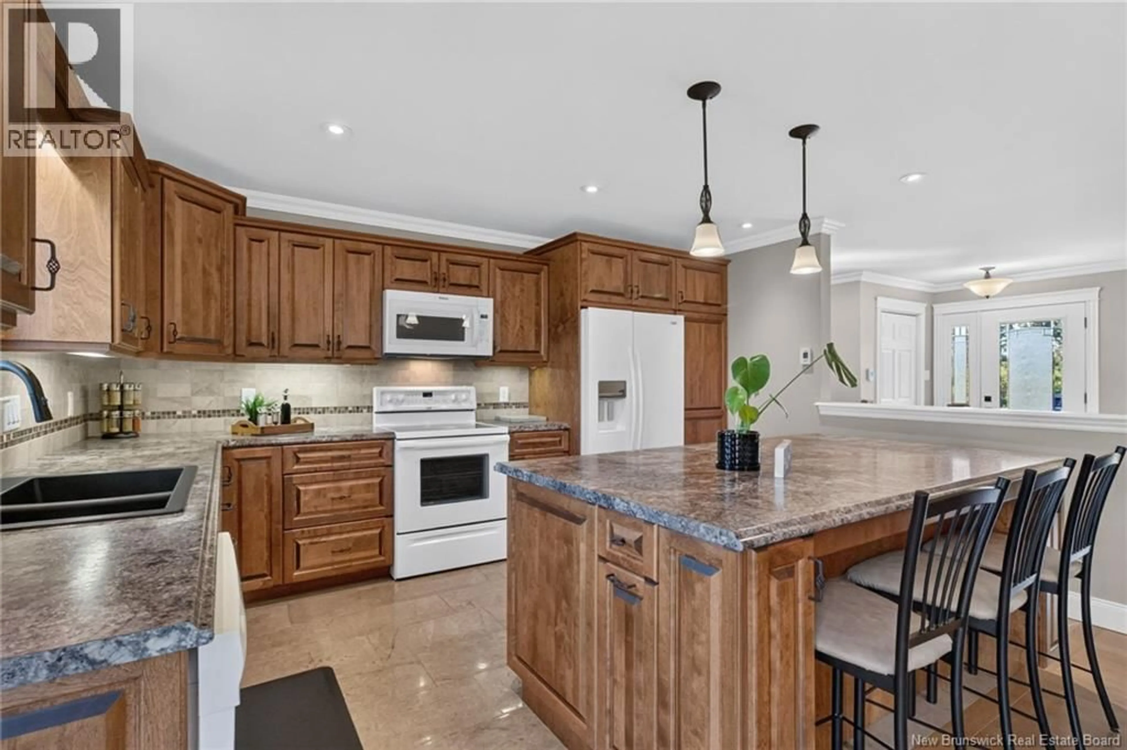 Open concept kitchen, ceramic/tile floor for 1003 BOURQUE, Dieppe New Brunswick E1A8S7