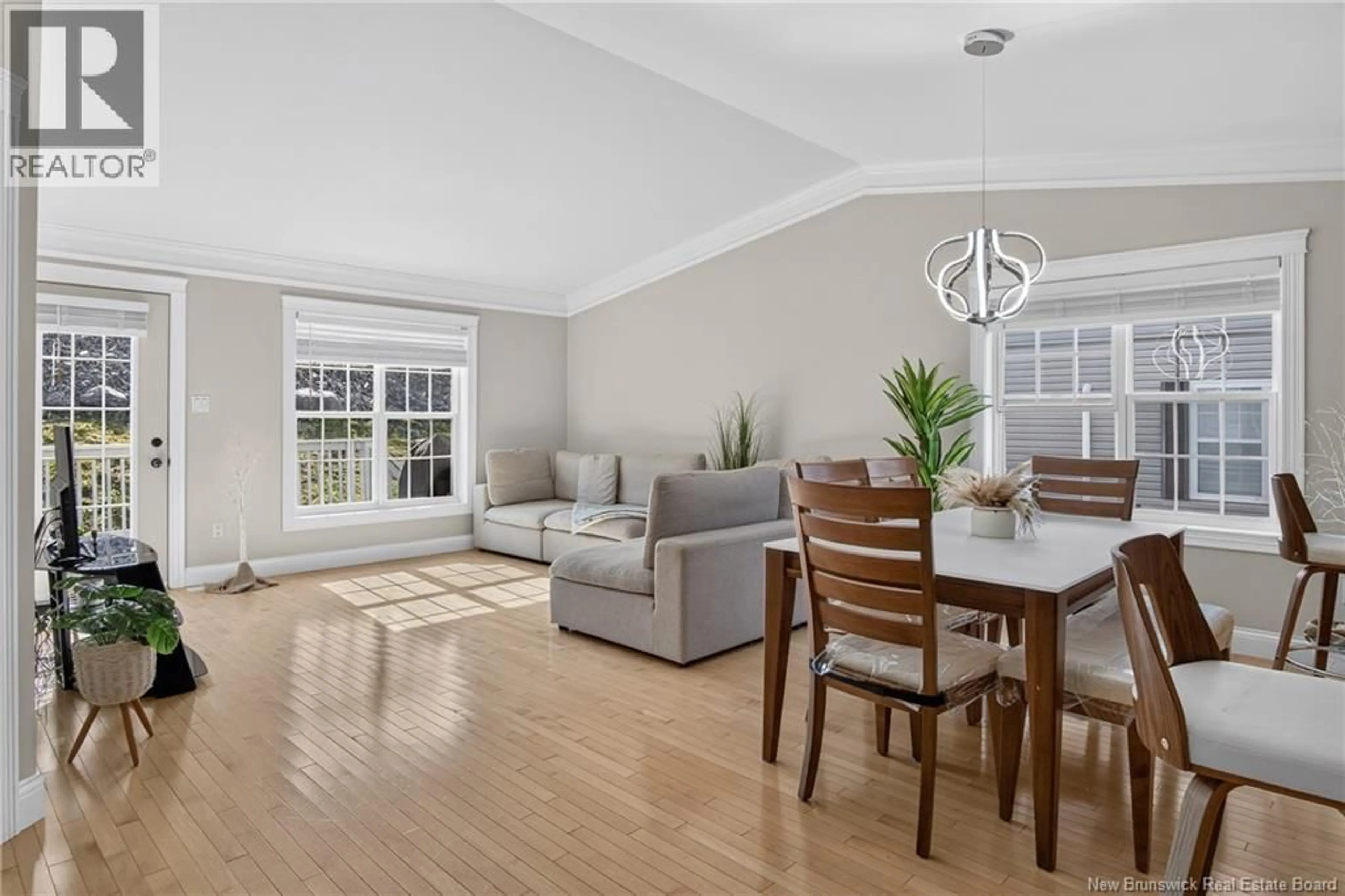 Living room with furniture, wood/laminate floor for 26 GRANTHAM ROAD, Saint John New Brunswick E2K0B9