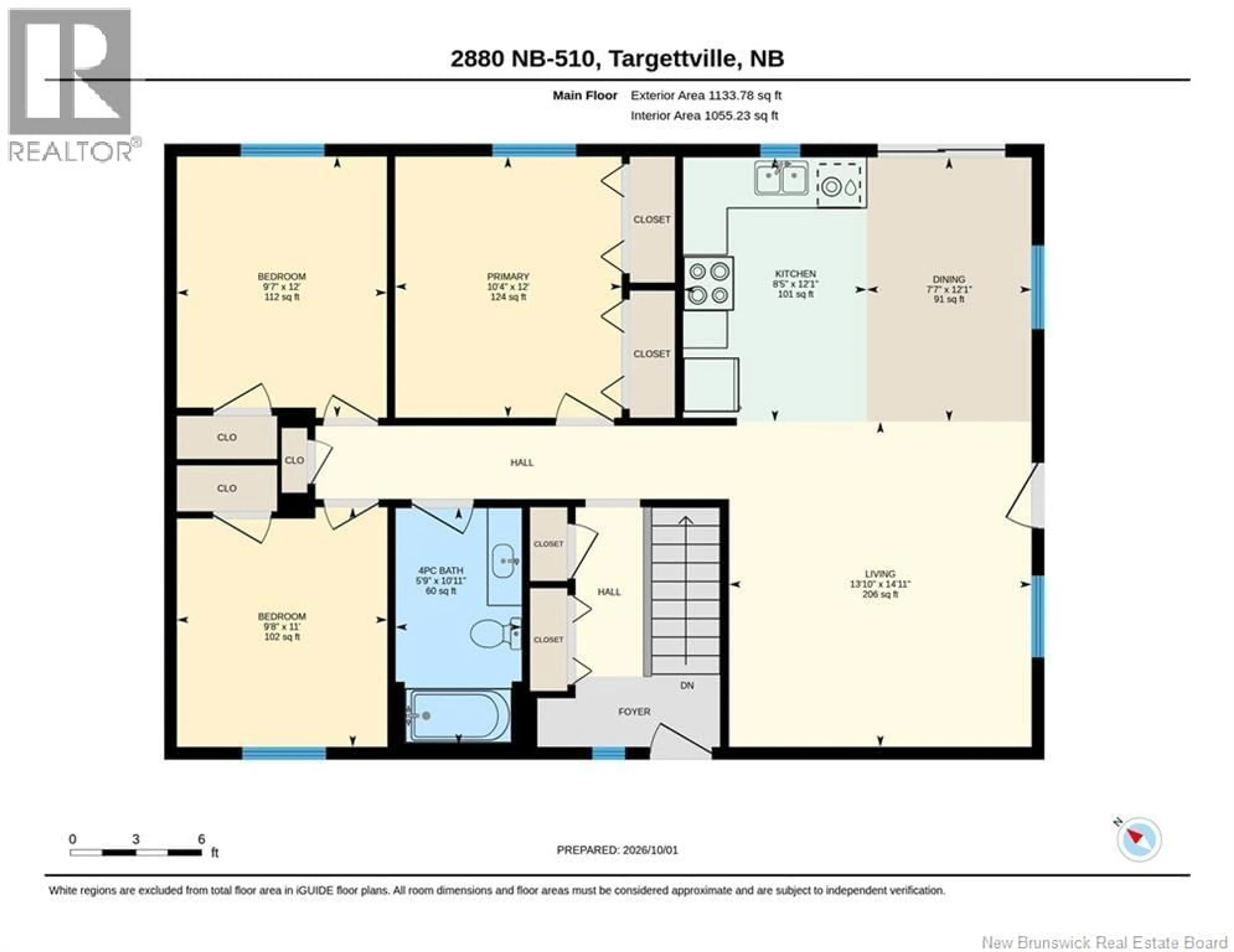Floor plan for 2880 ROUTE 510, Targettville New Brunswick E4T1V9