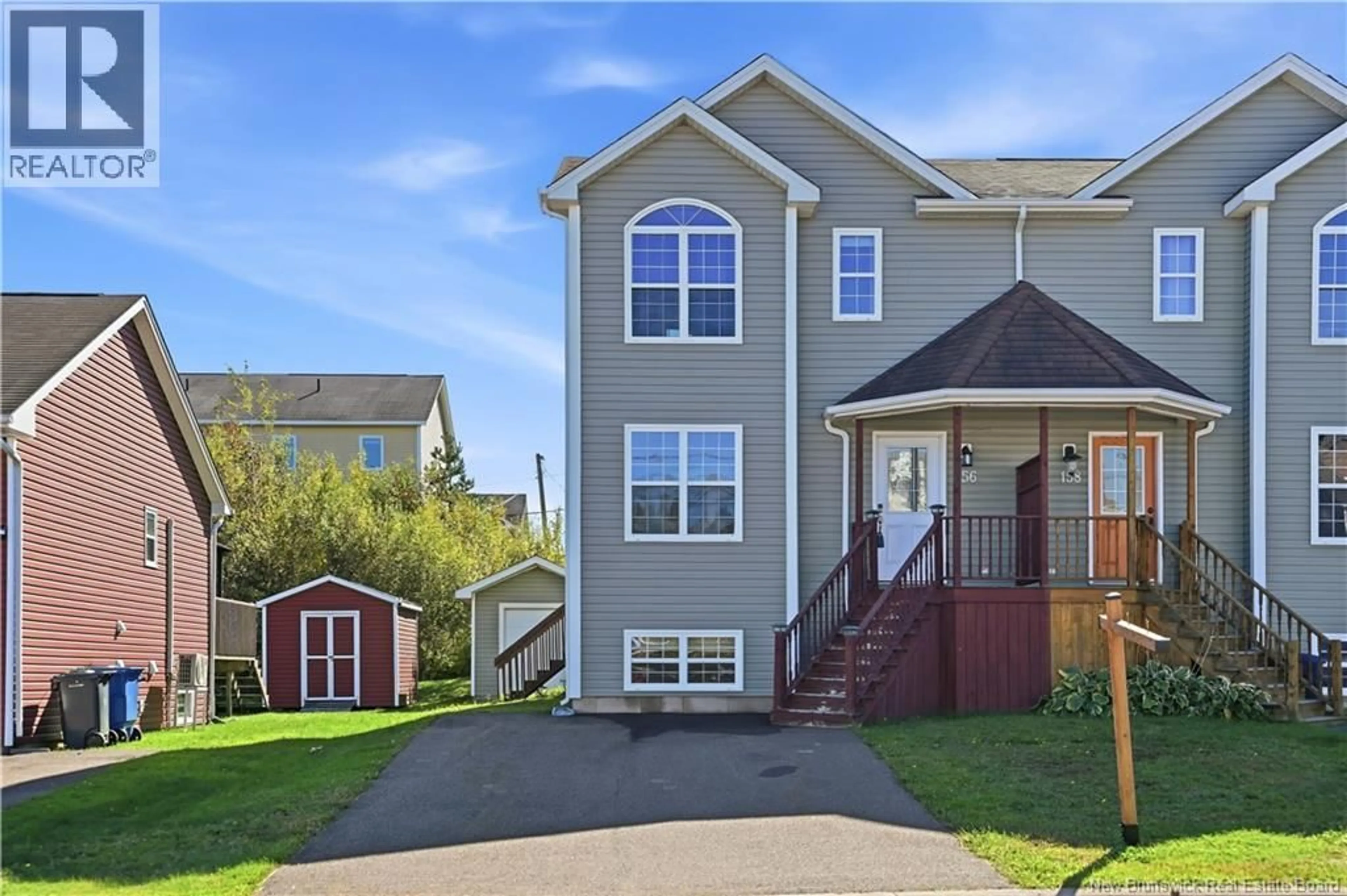 Home with vinyl exterior material, street for 156 HOULAHAN STREET, Dieppe New Brunswick E1A4X6