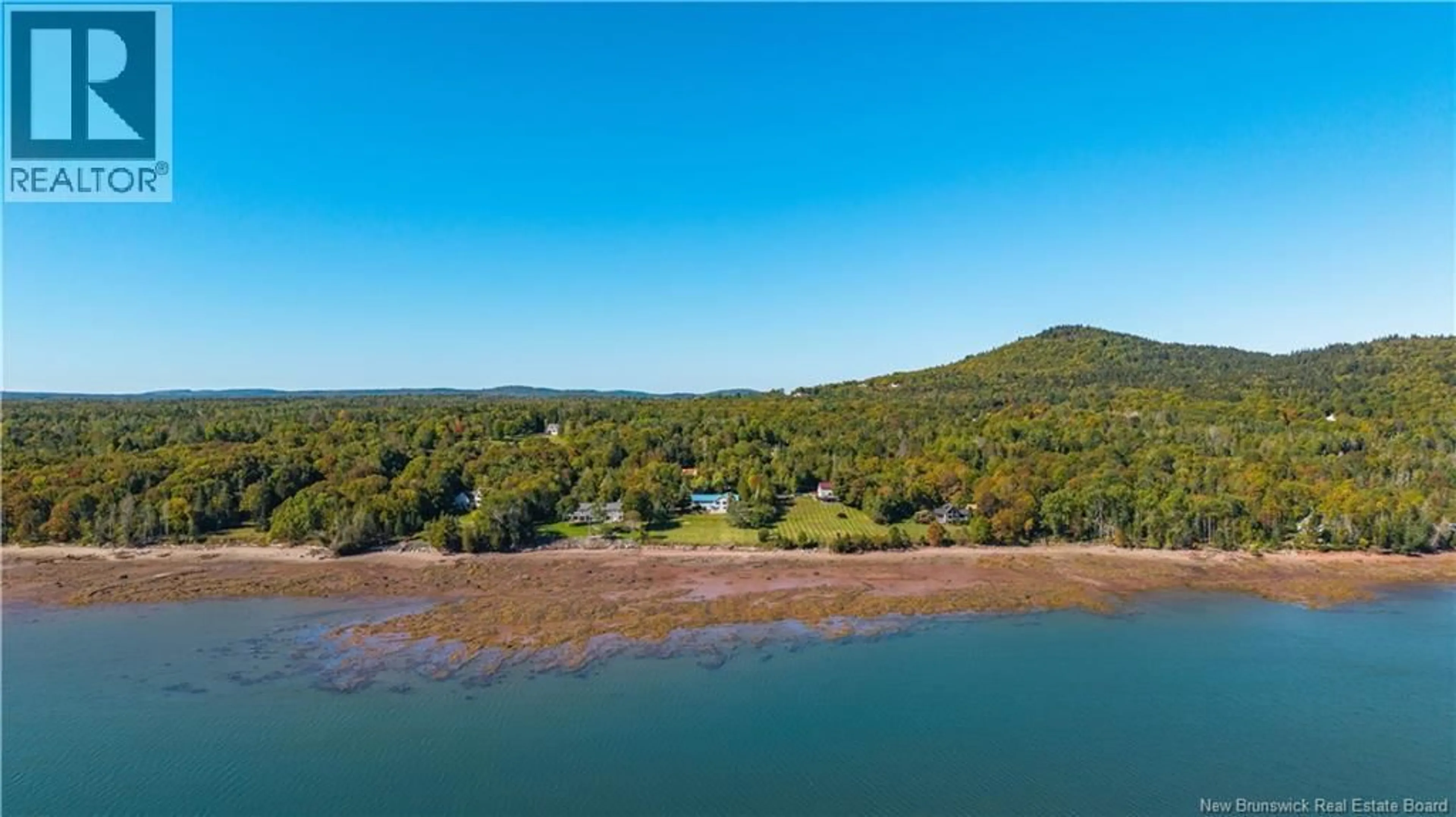 A pic from outside/outdoor area/front of a property/back of a property/a pic from drone, water/lake/river/ocean view for 160 HARKNESS ROAD, Chamcook New Brunswick E5B3G1