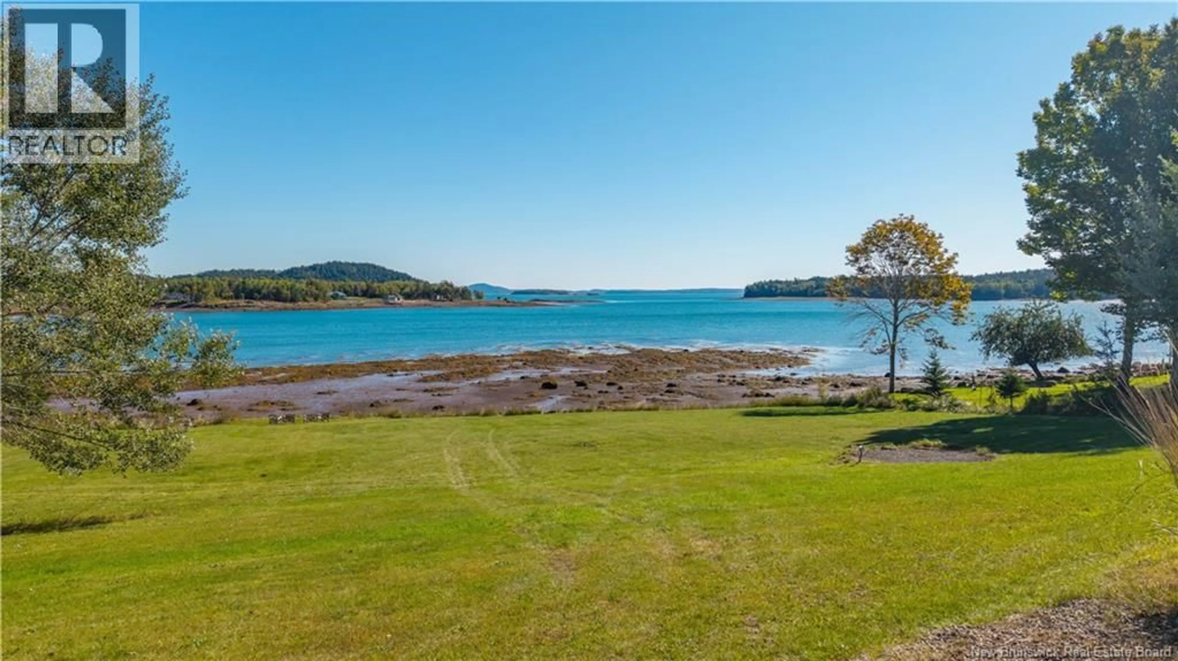 A pic from outside/outdoor area/front of a property/back of a property/a pic from drone, water/lake/river/ocean view for 160 HARKNESS ROAD, Chamcook New Brunswick E5B3G1