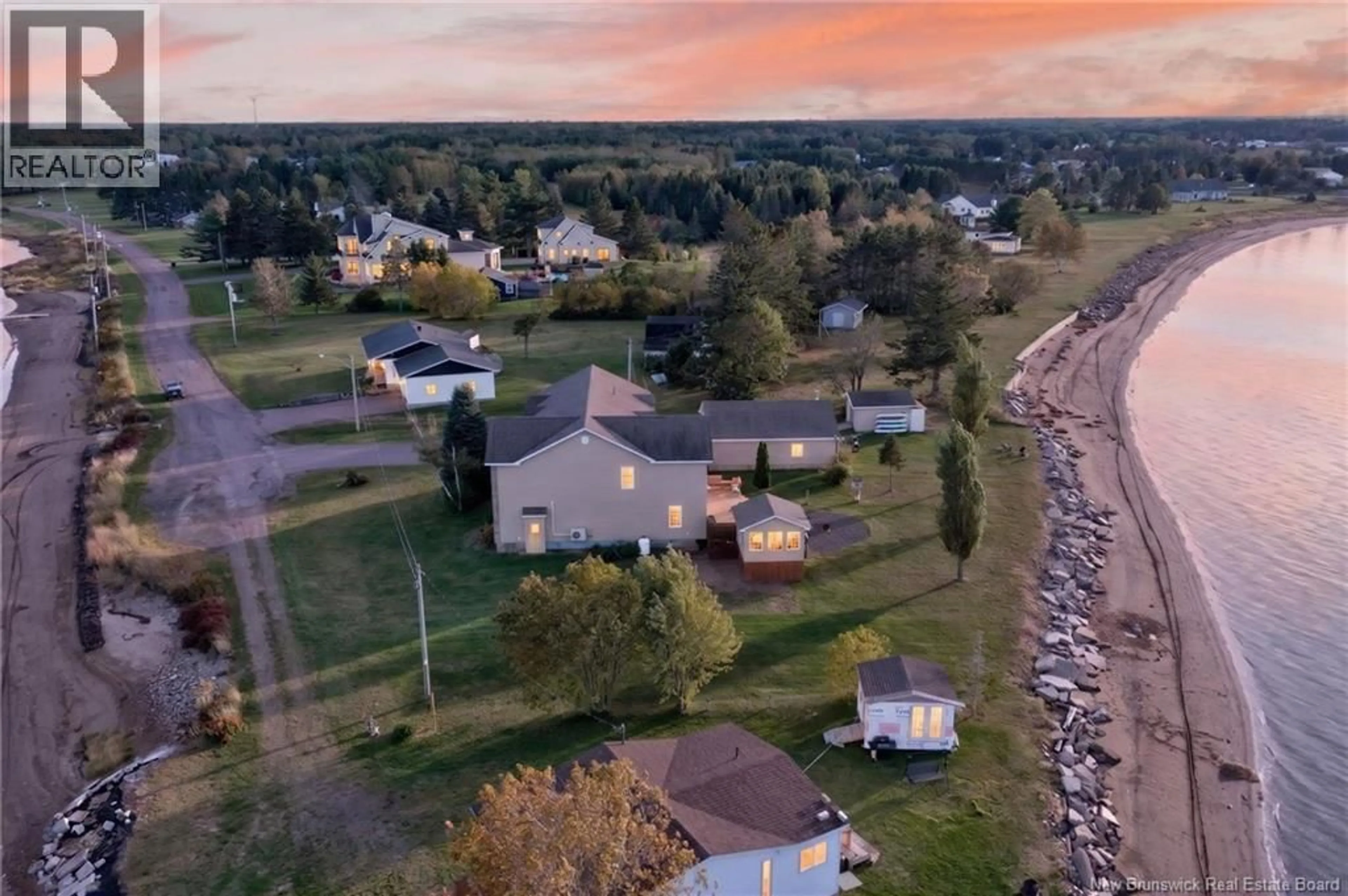 A pic from outside/outdoor area/front of a property/back of a property/a pic from drone, mountain view for 79 POINTE DU MIRAGE ROAD, Aldouane New Brunswick E4W5C7