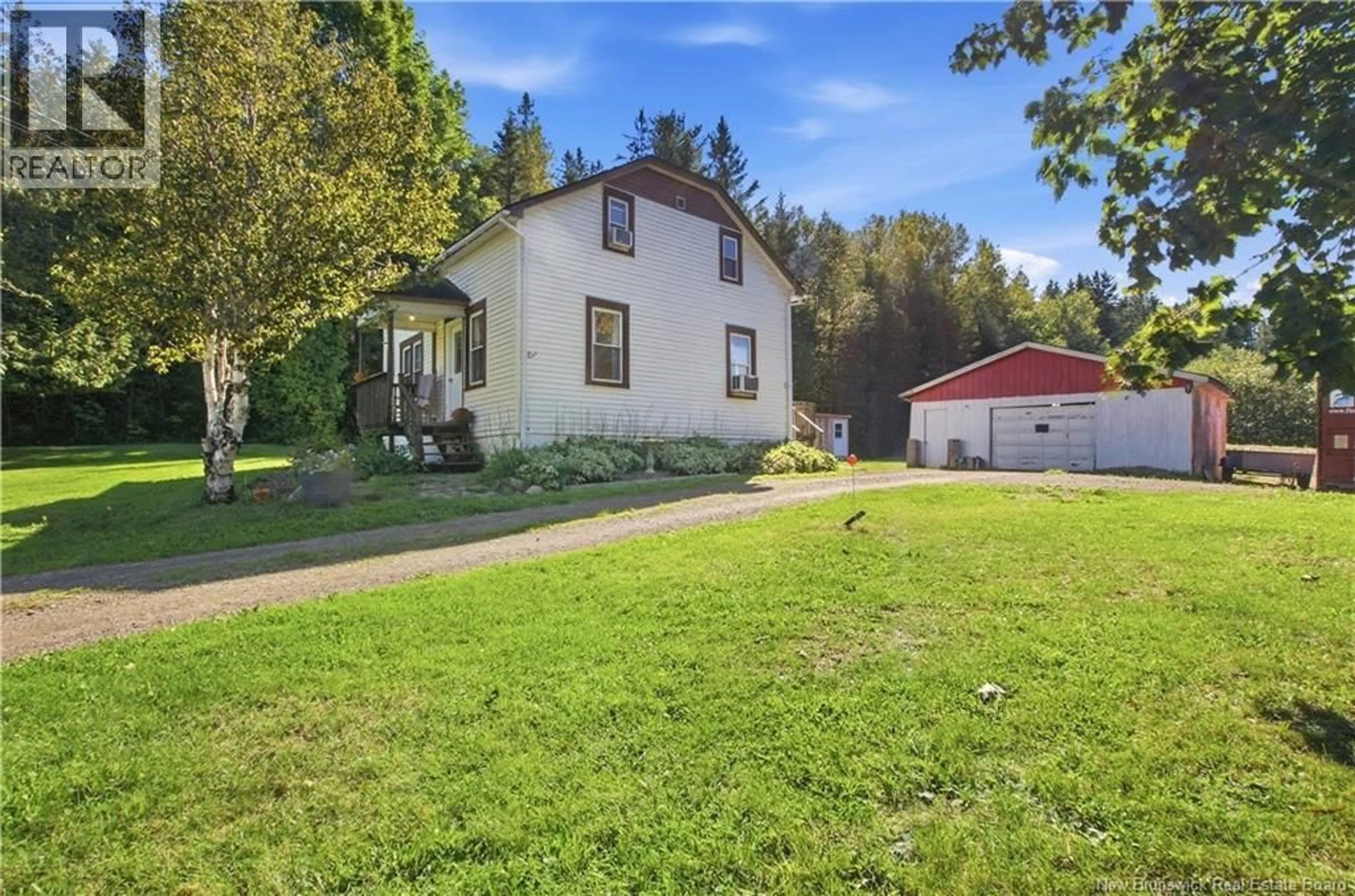 A pic from outside/outdoor area/front of a property/back of a property/a pic from drone, unknown for 17 APARTMENT ROAD, Roachville New Brunswick E4G2E1
