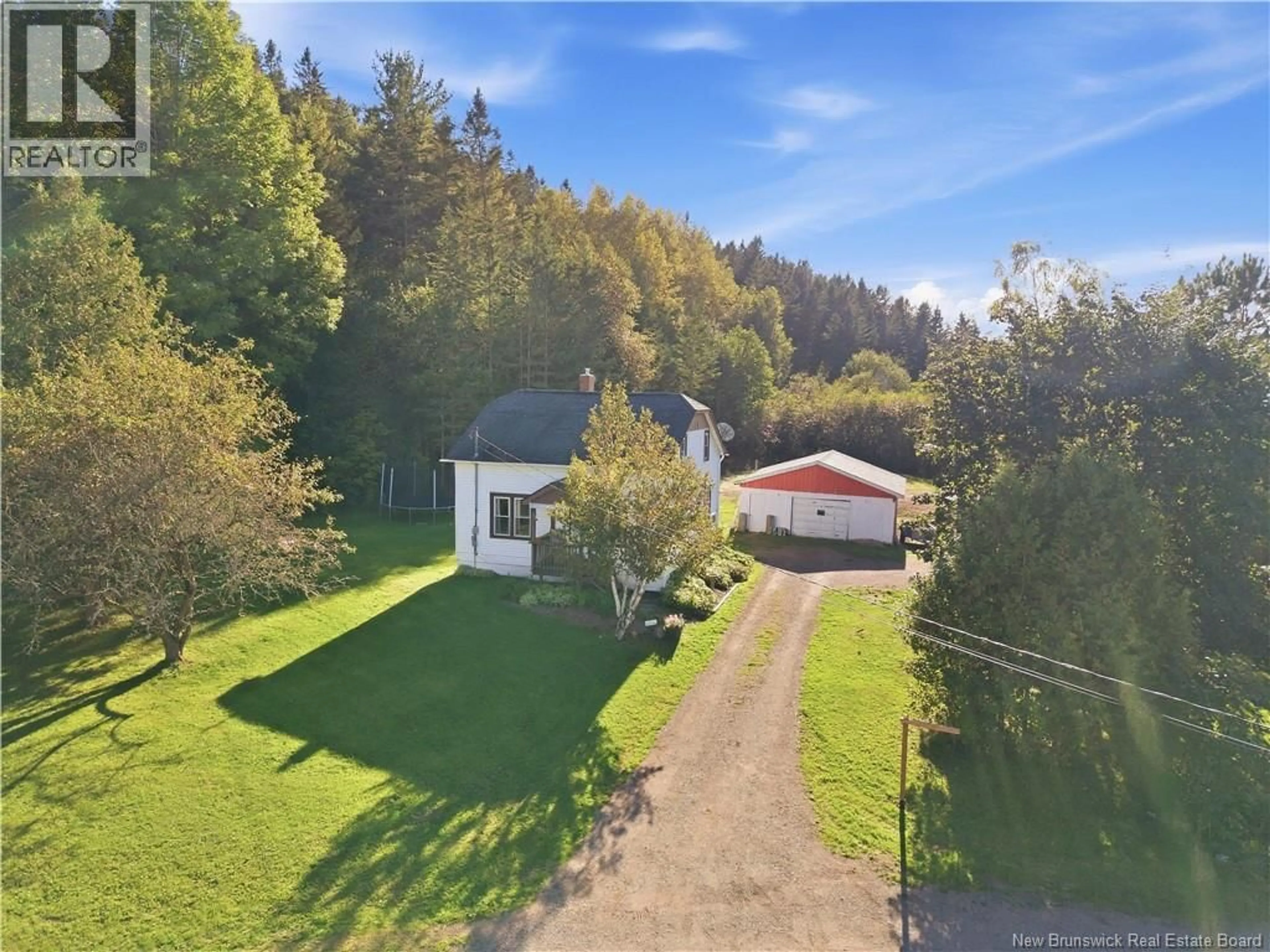 A pic from outside/outdoor area/front of a property/back of a property/a pic from drone, unknown for 17 APARTMENT ROAD, Roachville New Brunswick E4G2E1