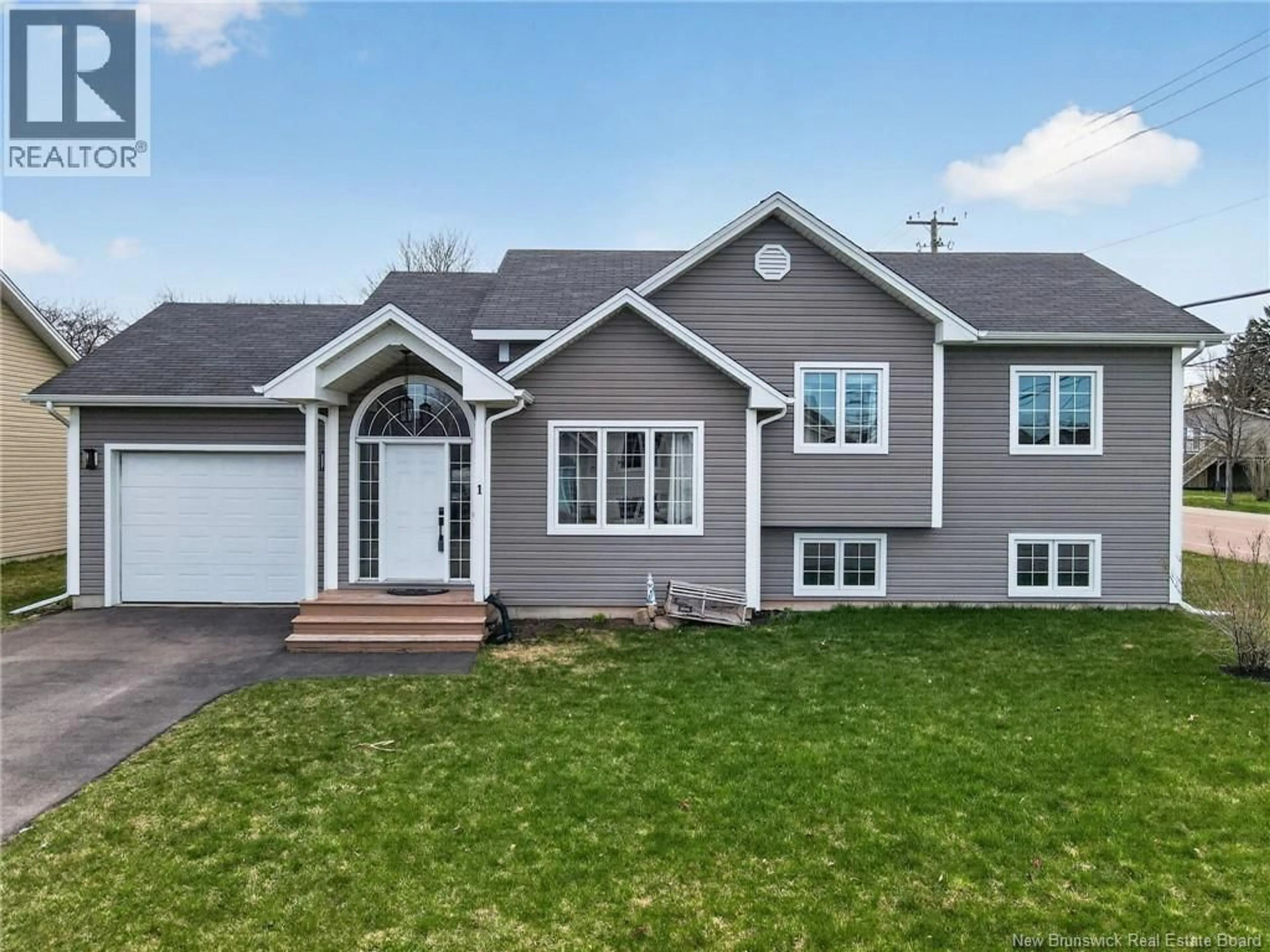 Home with vinyl exterior material, street for 1 SEBASTIEN STREET, Shediac New Brunswick E4P0K7