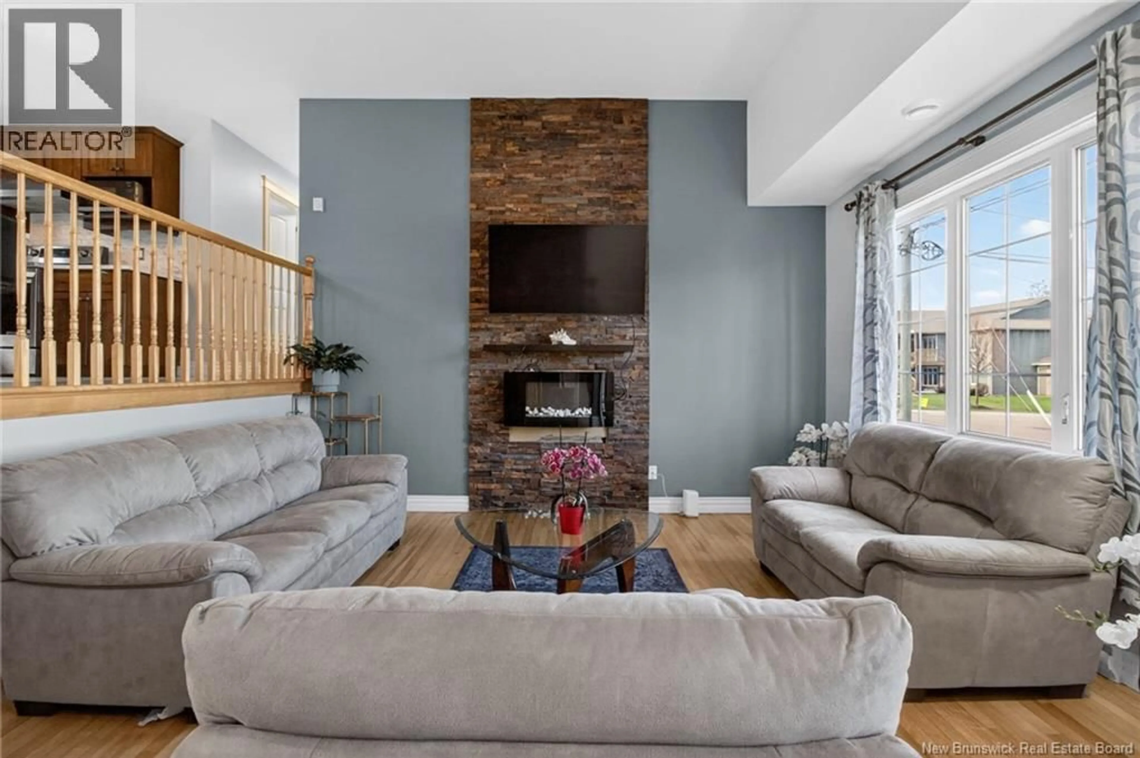 Living room with furniture, unknown for 1 SEBASTIEN STREET, Shediac New Brunswick E4P0K7