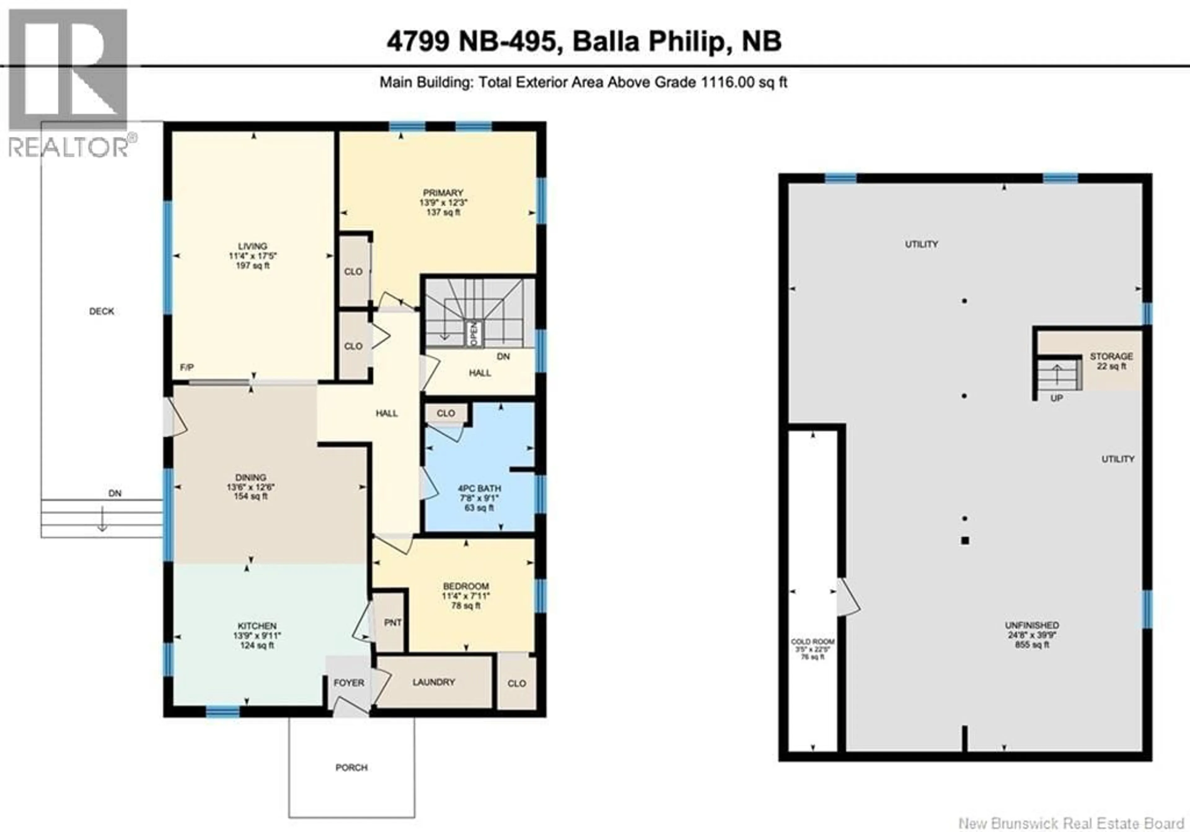 Floor plan for 4799 ROUTE 495, Balla Philip New Brunswick E4W3T4