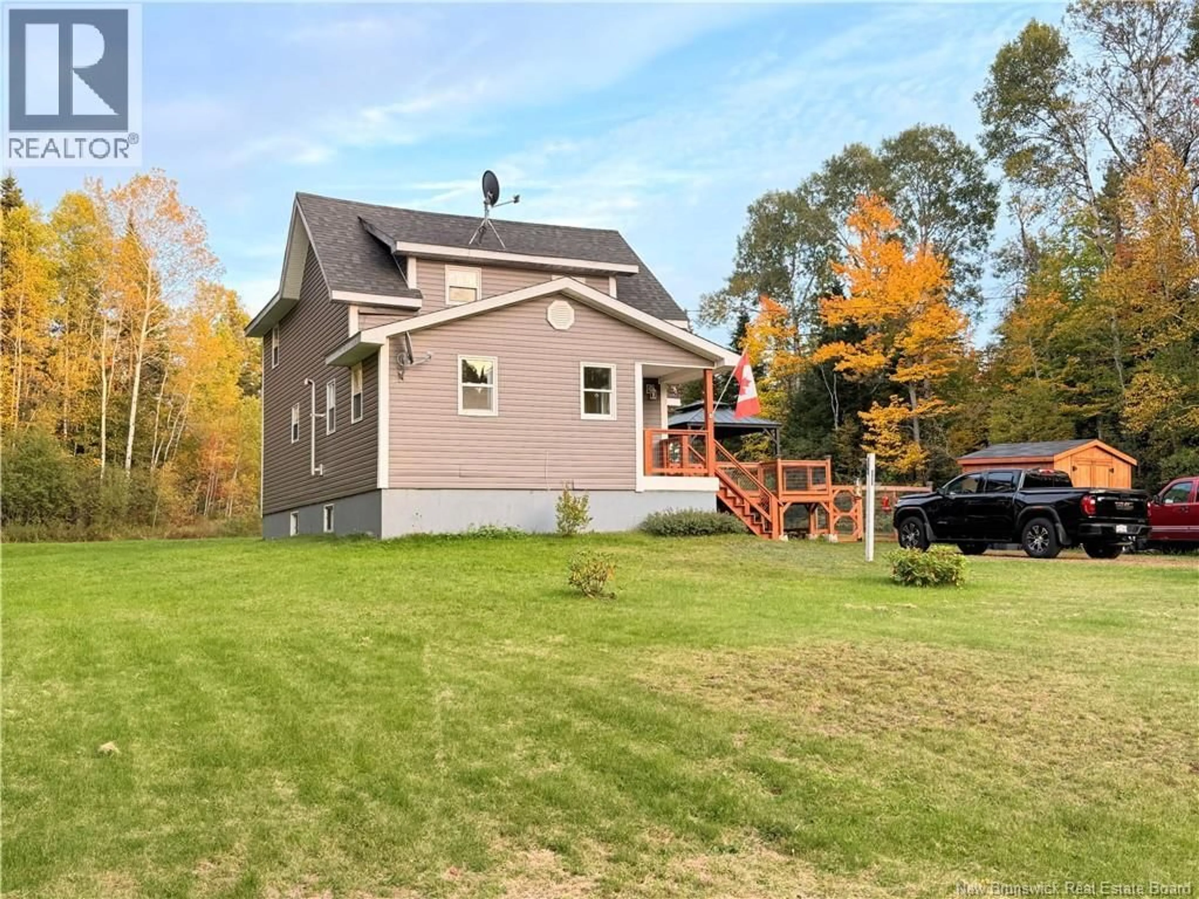 A pic from outside/outdoor area/front of a property/back of a property/a pic from drone, unknown for 10503 ROUTE 430, Wayerton New Brunswick E9E1P4