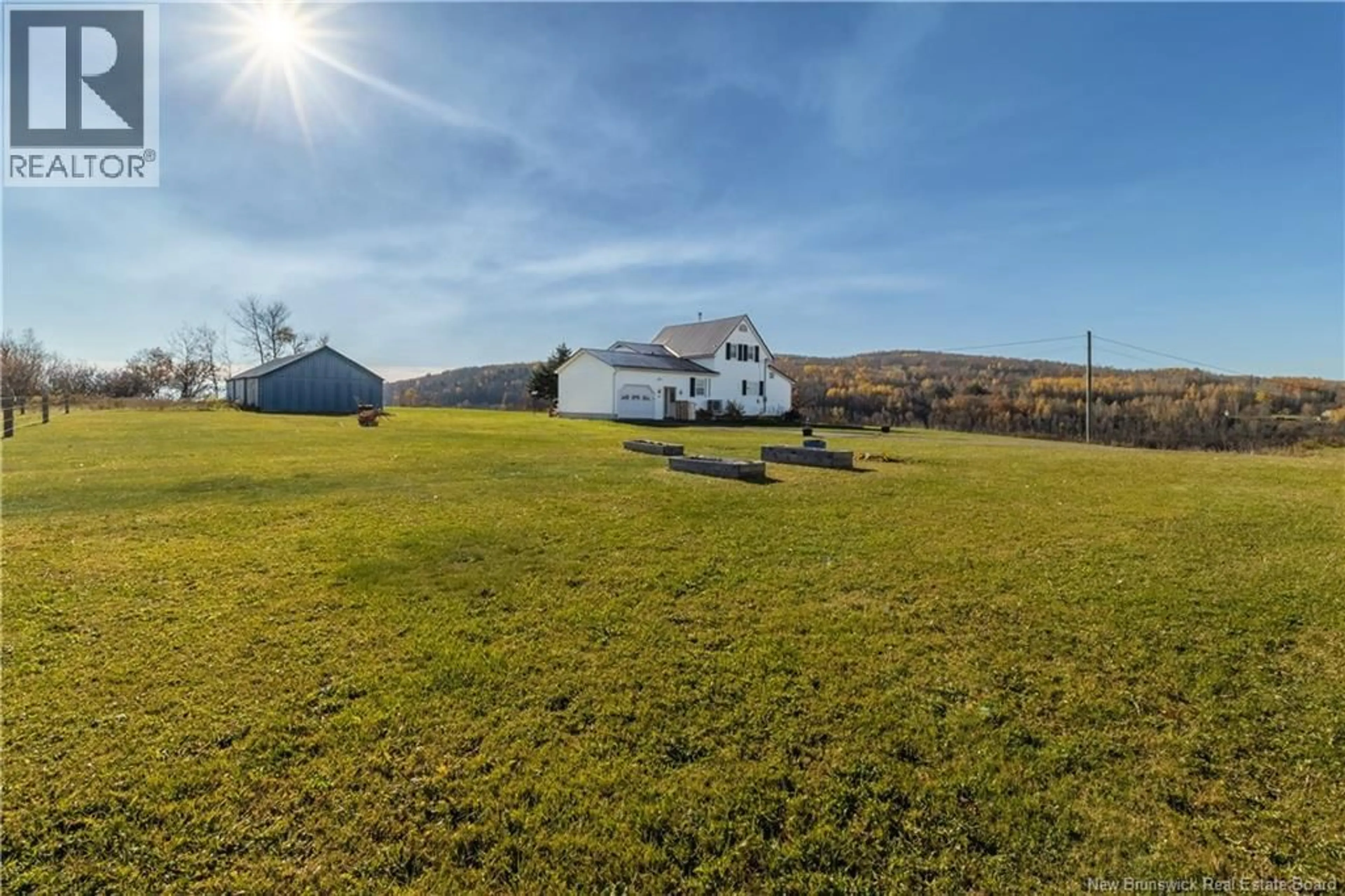 A pic from outside/outdoor area/front of a property/back of a property/a pic from drone, unknown for 10 CLARENCE HUNTER LANE, Riverbank New Brunswick E7L4E9